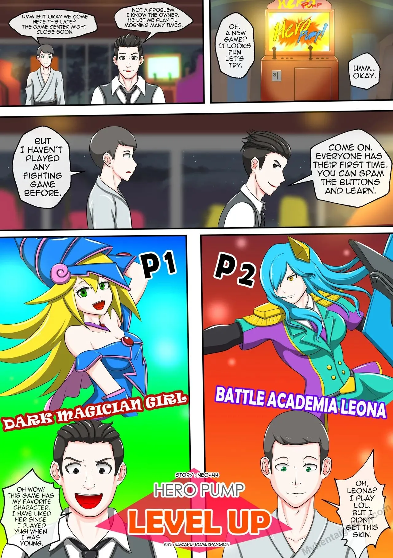 Hero Pump Level Up porno comics Cover