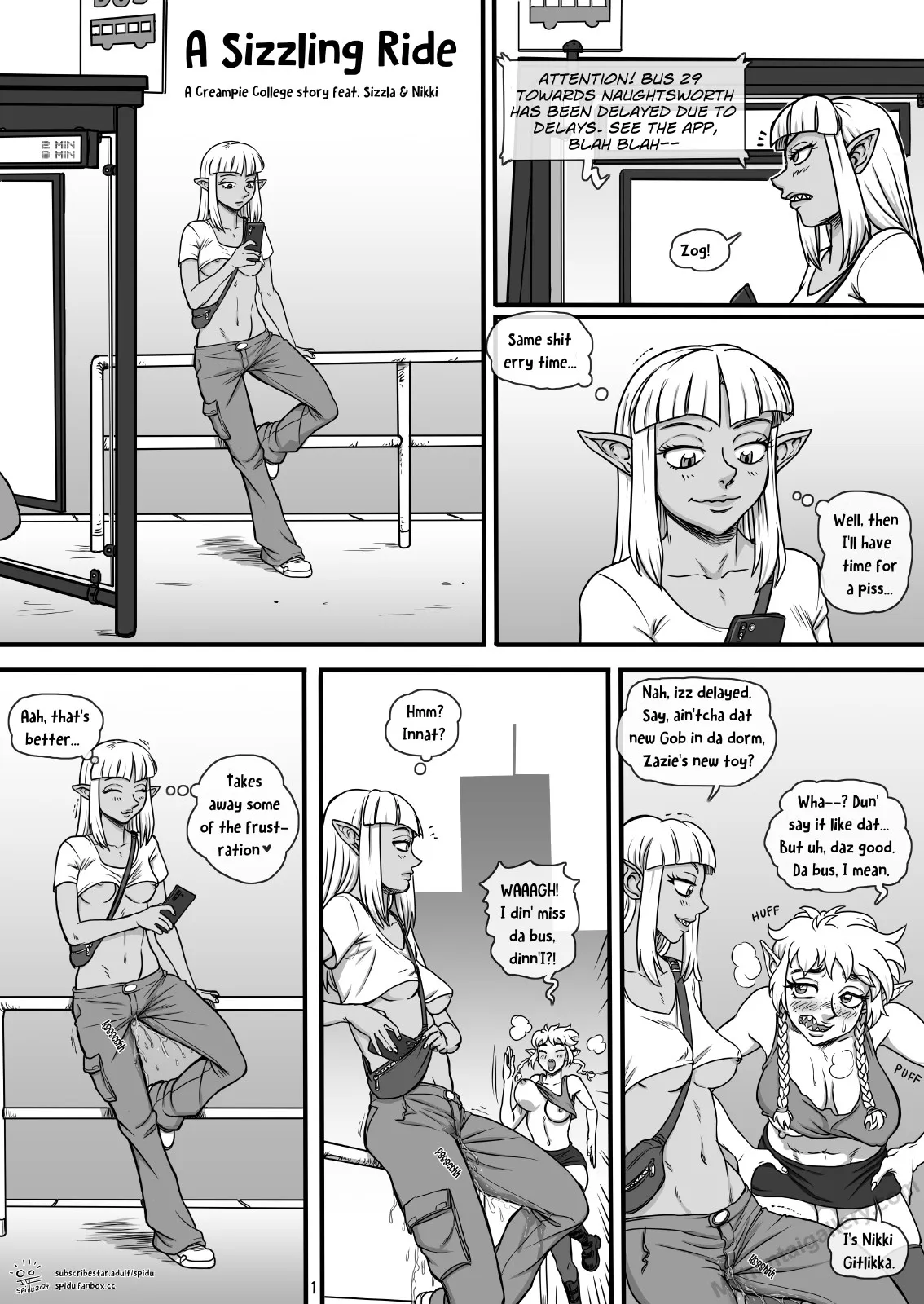 A Sizzling Ride porno comics