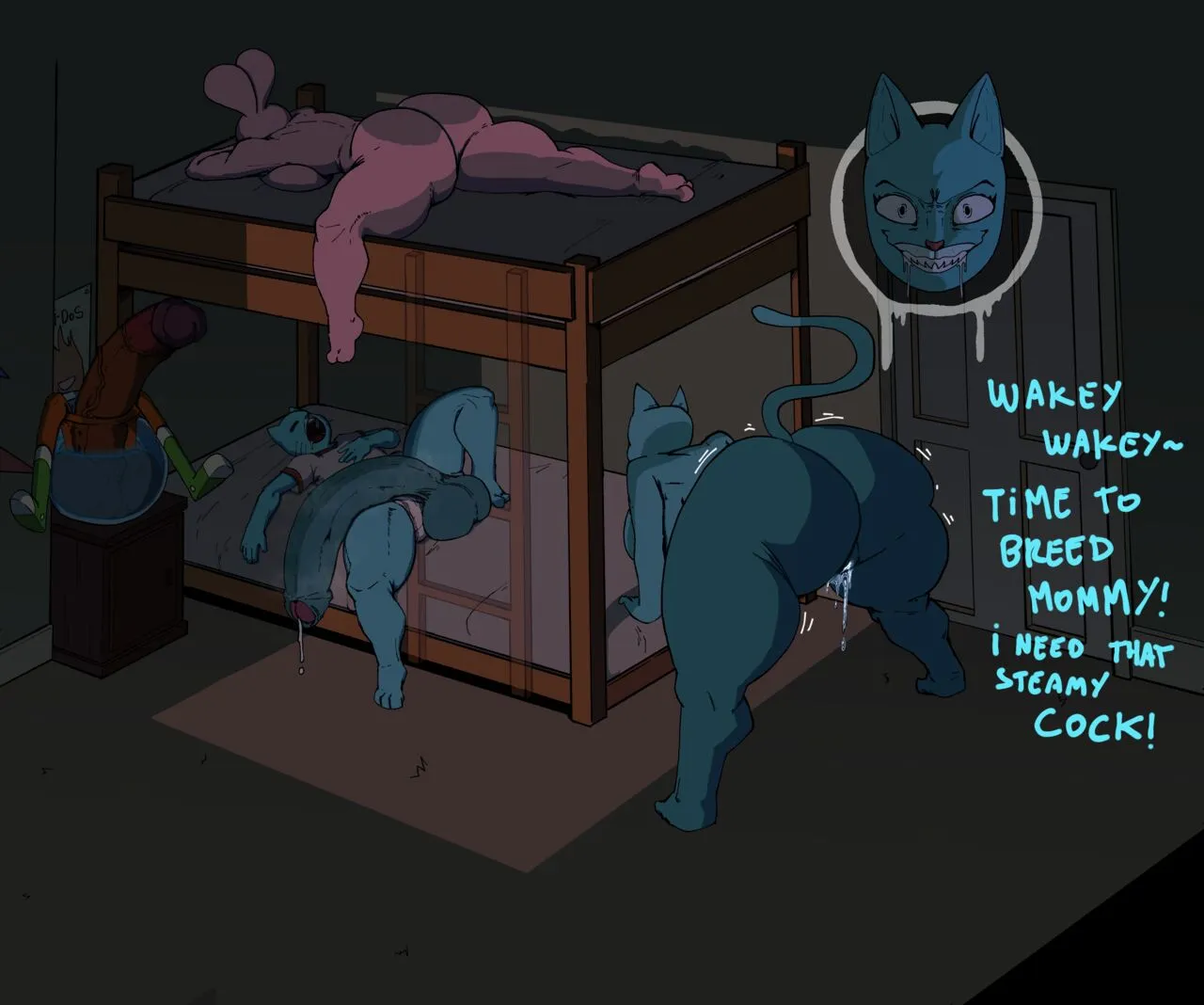 Nicole's Night Visit! porno comics