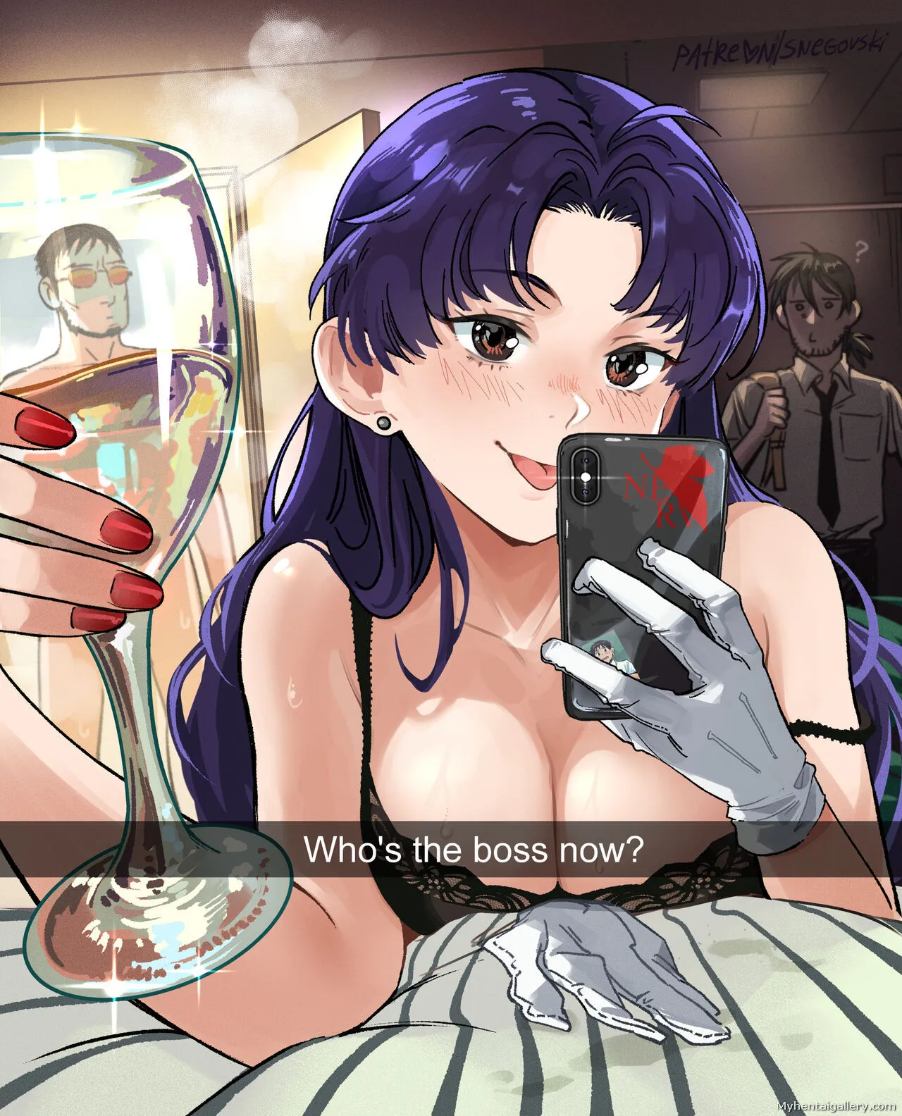 The Boss Misato porno comics