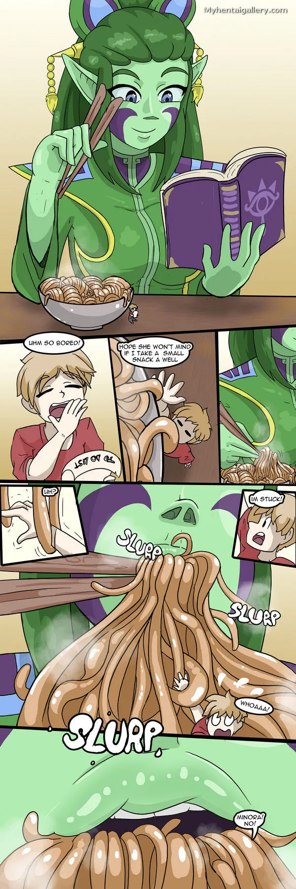 Snacking On The Job porno comics