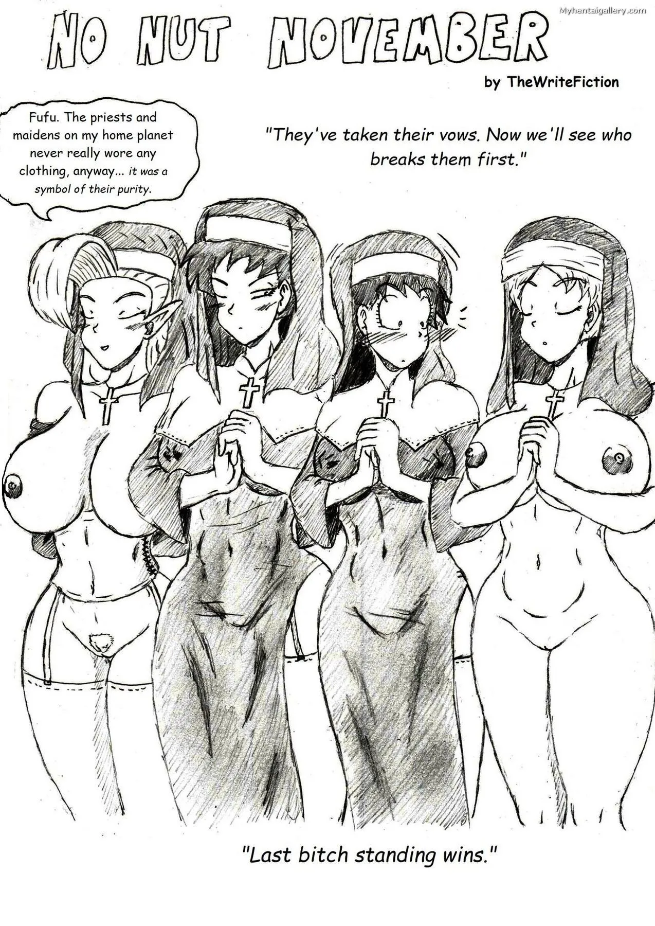 Dragon Ball - No Nut November porno comics Cover