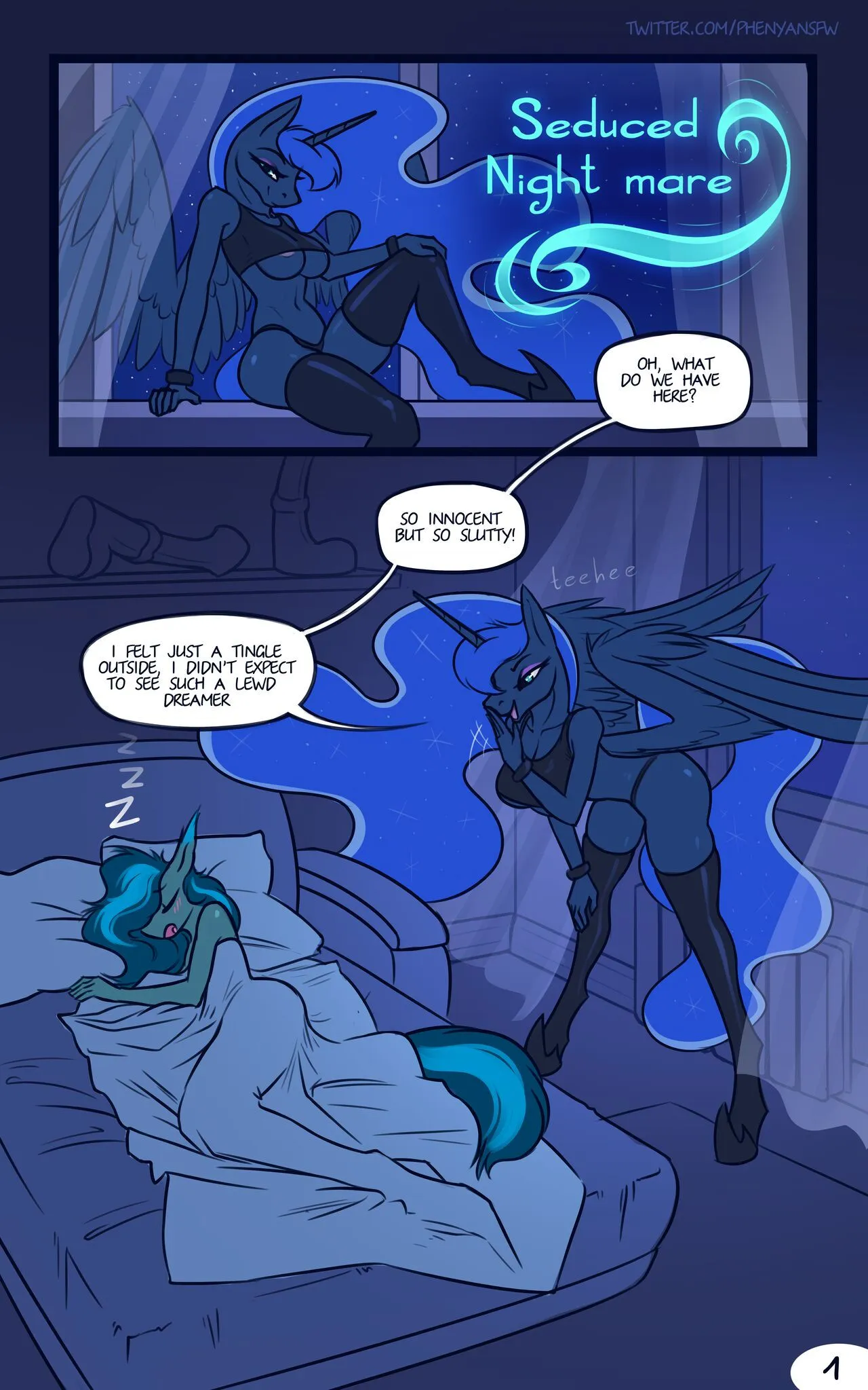 Seduced Night Mare porno comics