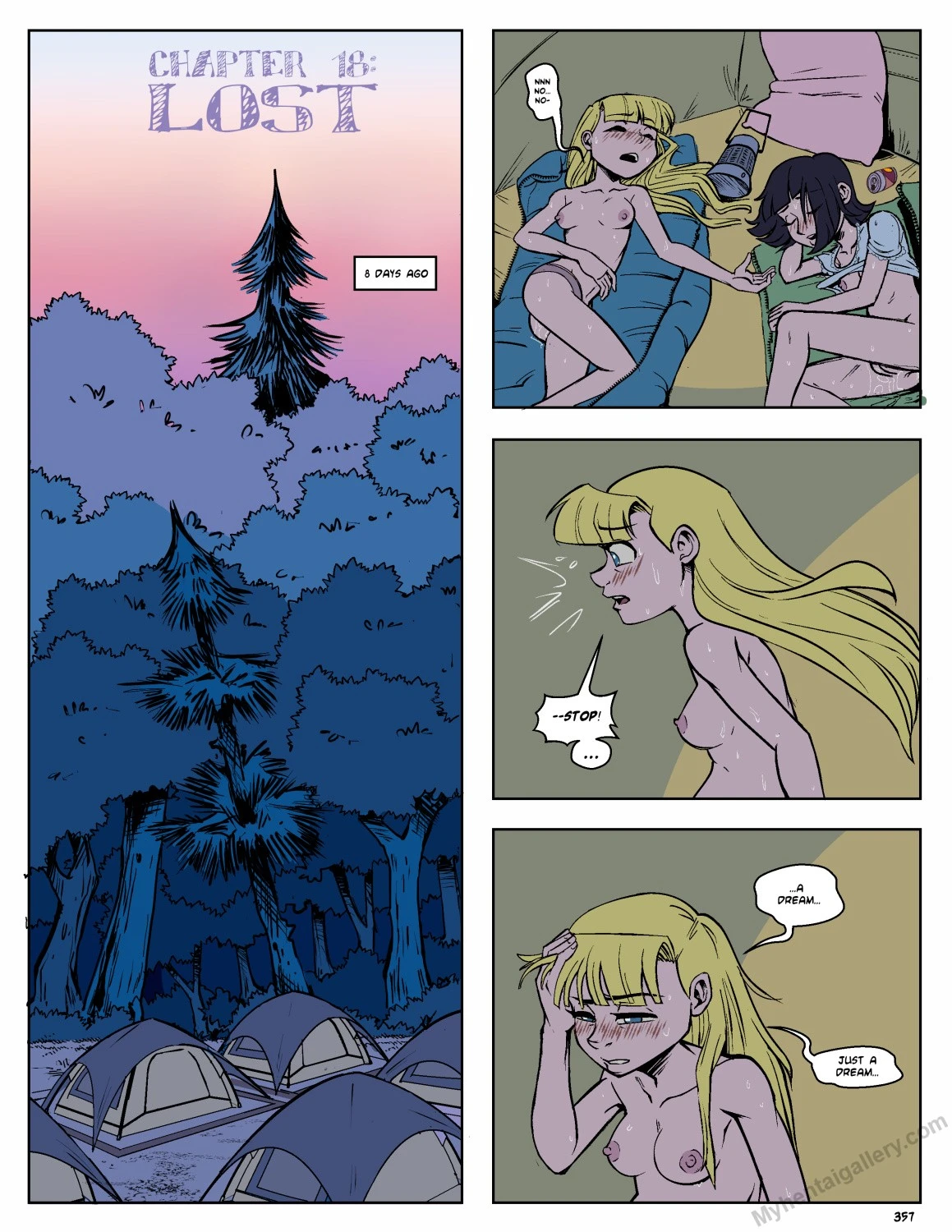 Camp Sherwood 18 - Lost porno comics