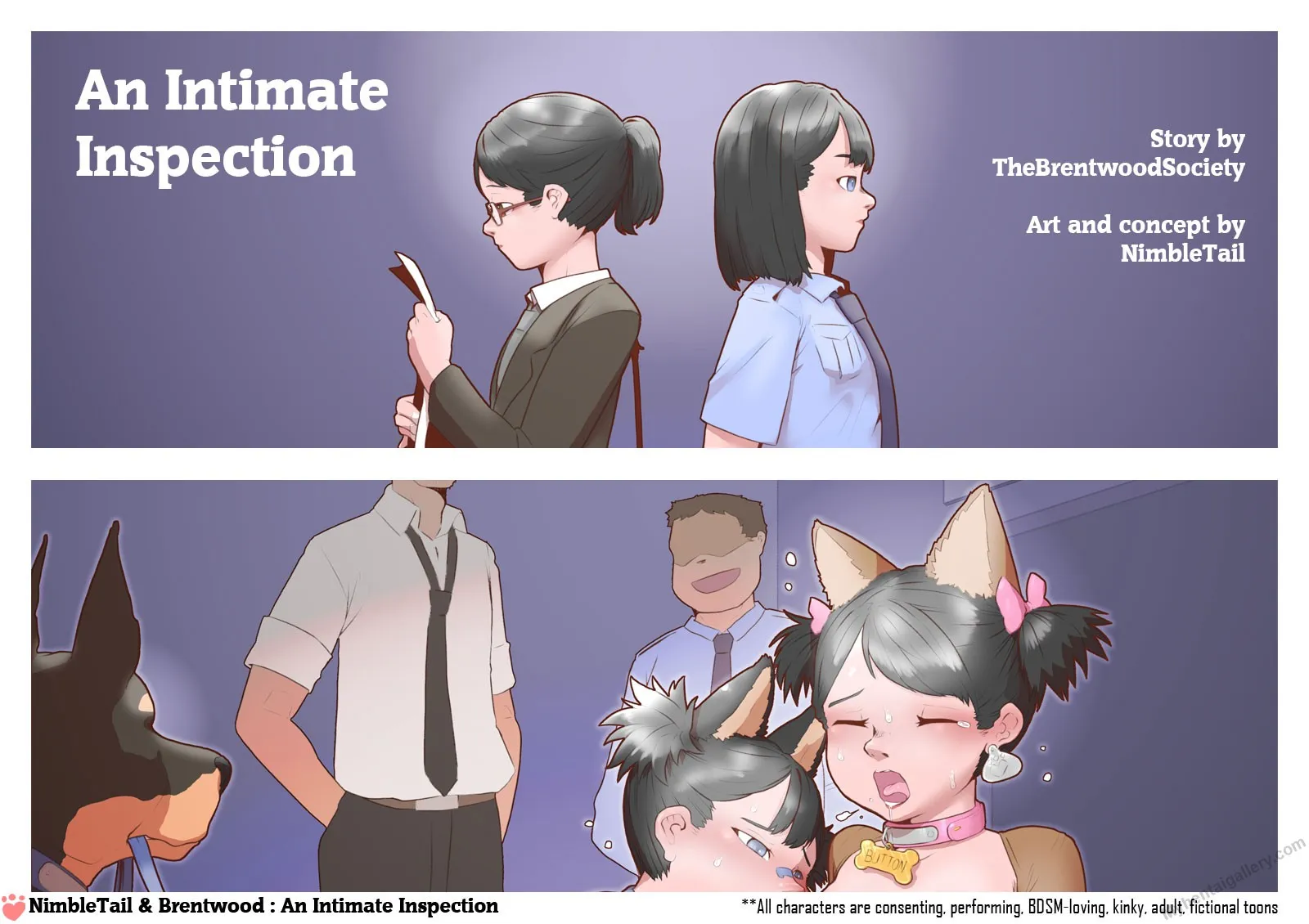 An Intimate Inspection porno comics Cover