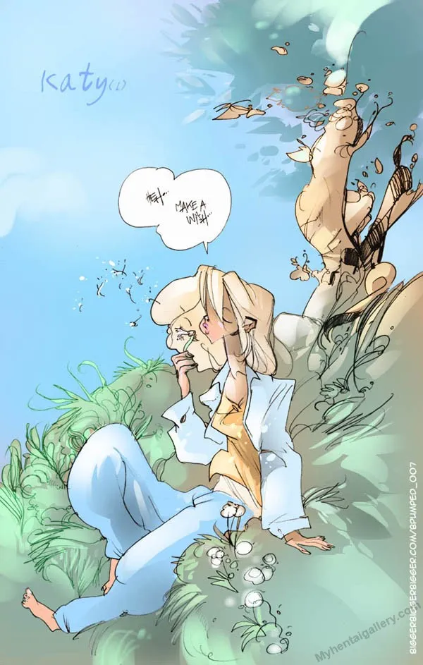 Katy! porno comics Cover