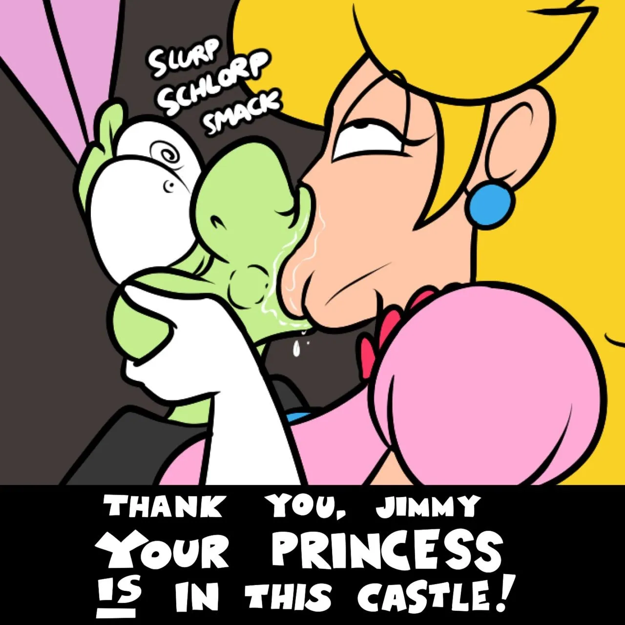 Thank You, Jimmy Your Princess Is In This Castle! porno comics Cover