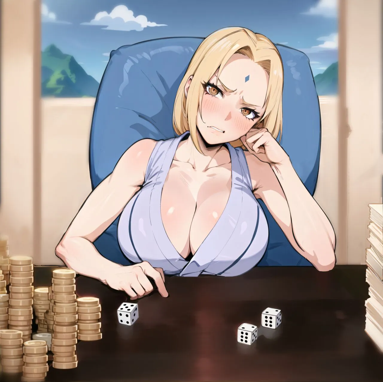Tsunade Pays Off Her Debt porno comics Cover