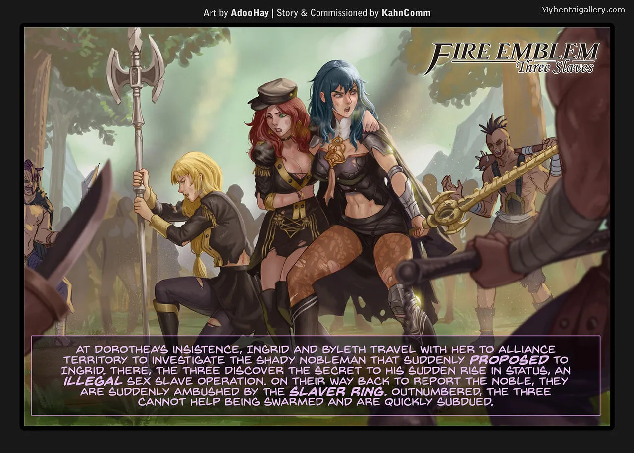 Fire Emblem - Three Slaves porno comics