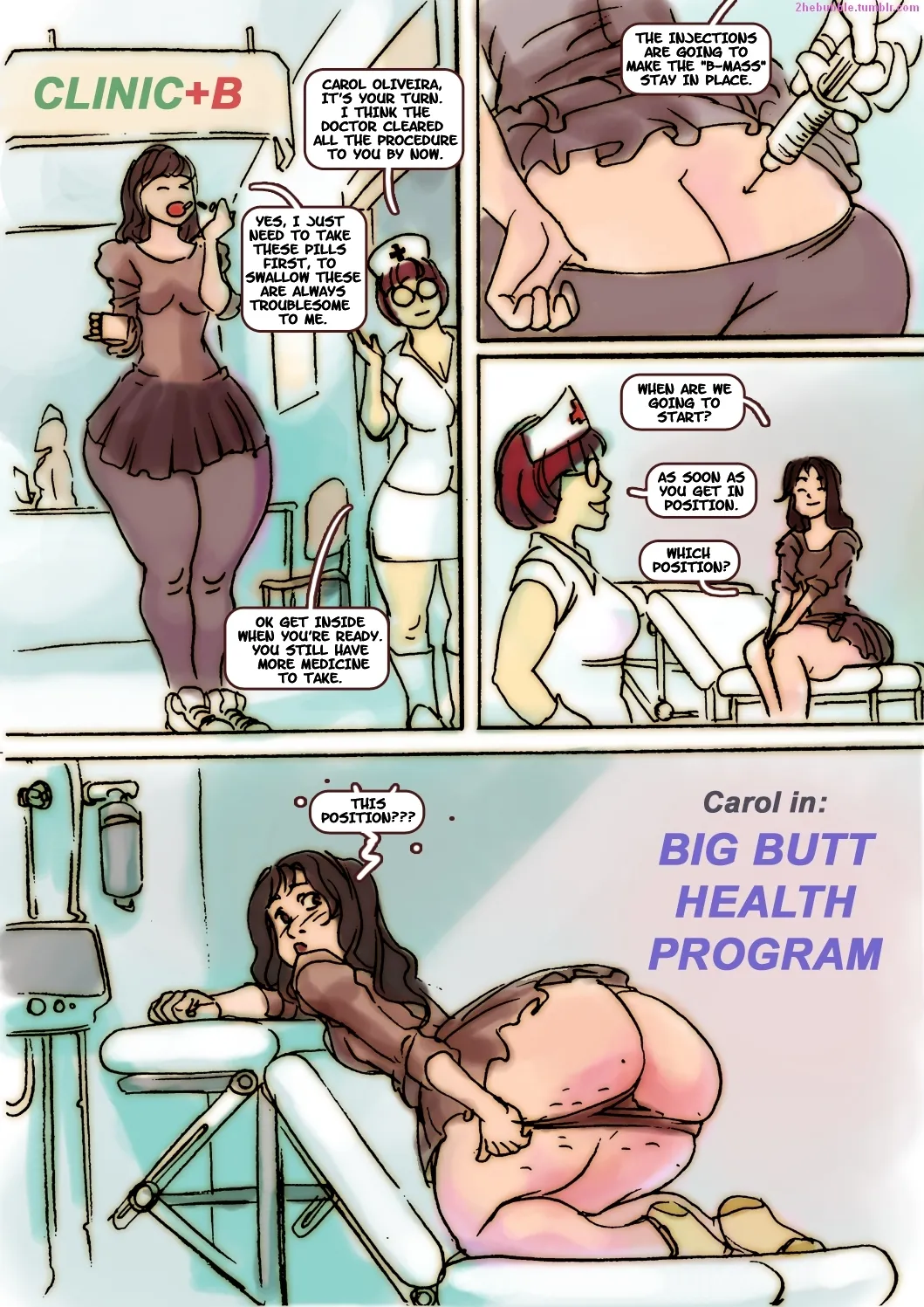 Big Butt Health Program porno comics Cover
