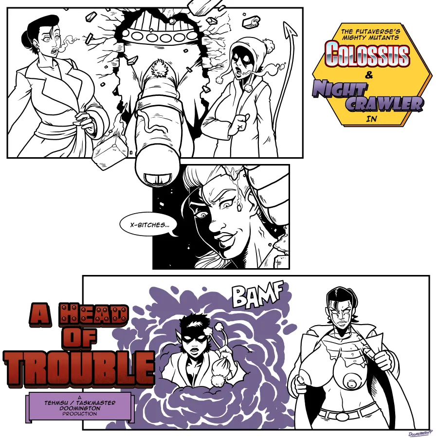 A Head Of Trouble porno comics Cover