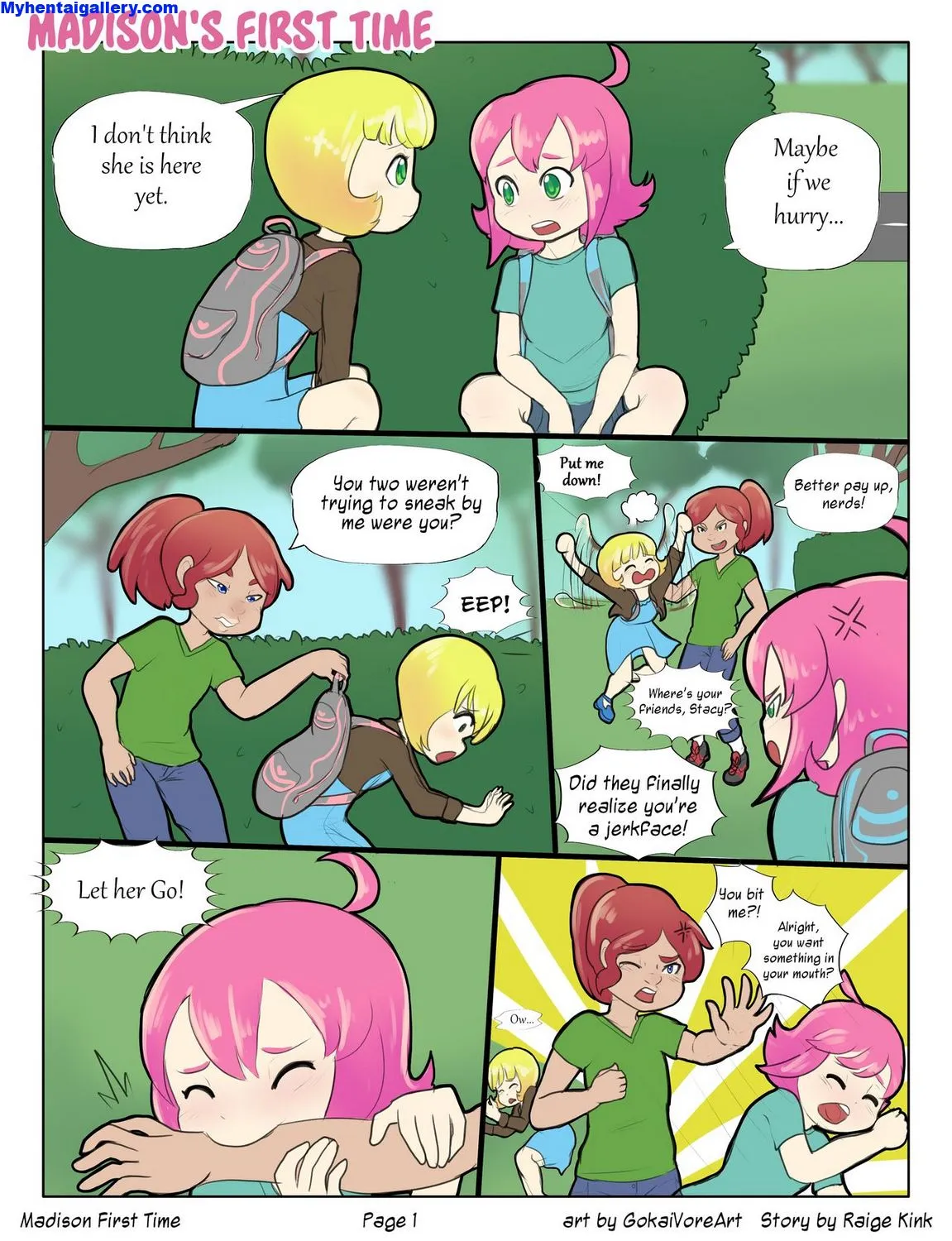 Madison's First Time porno comics