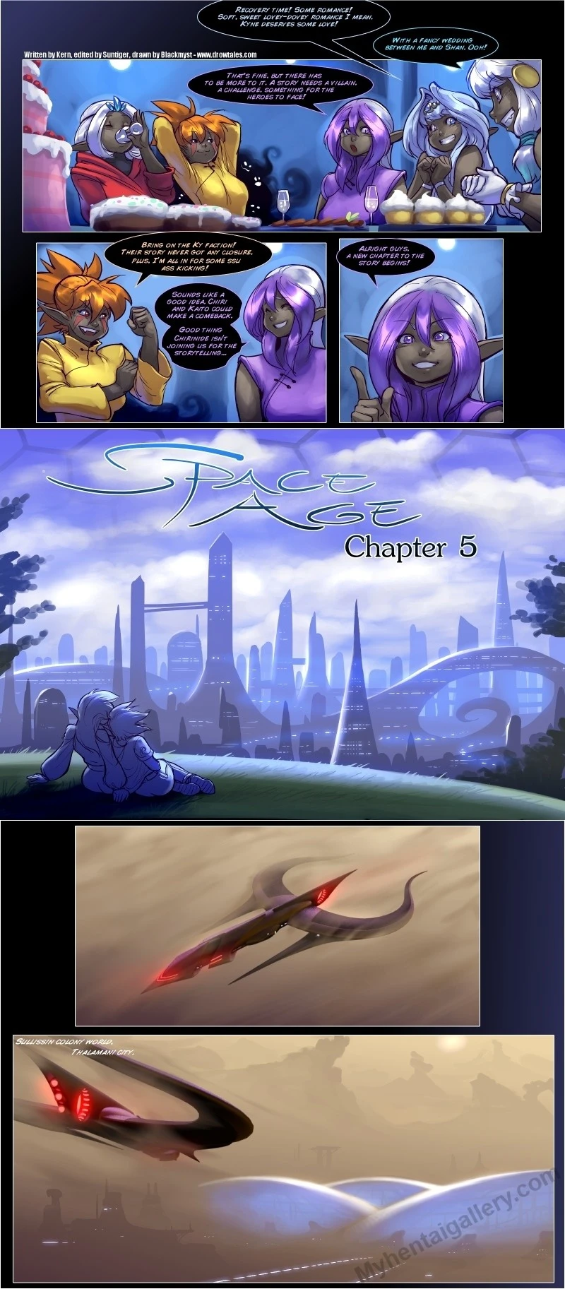 Drowtales - Space Age 5 porno comics