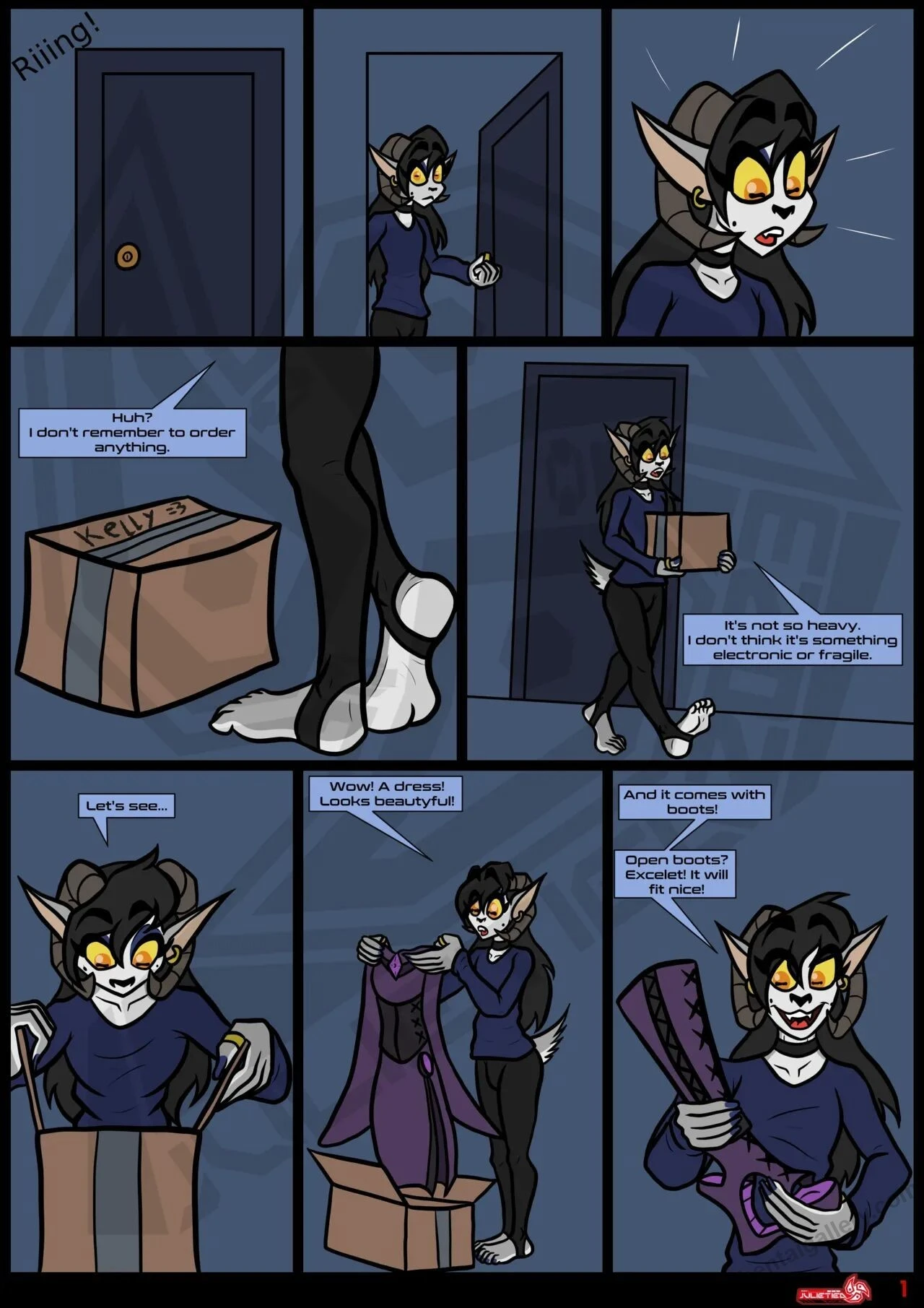 The Strange Package porno comics