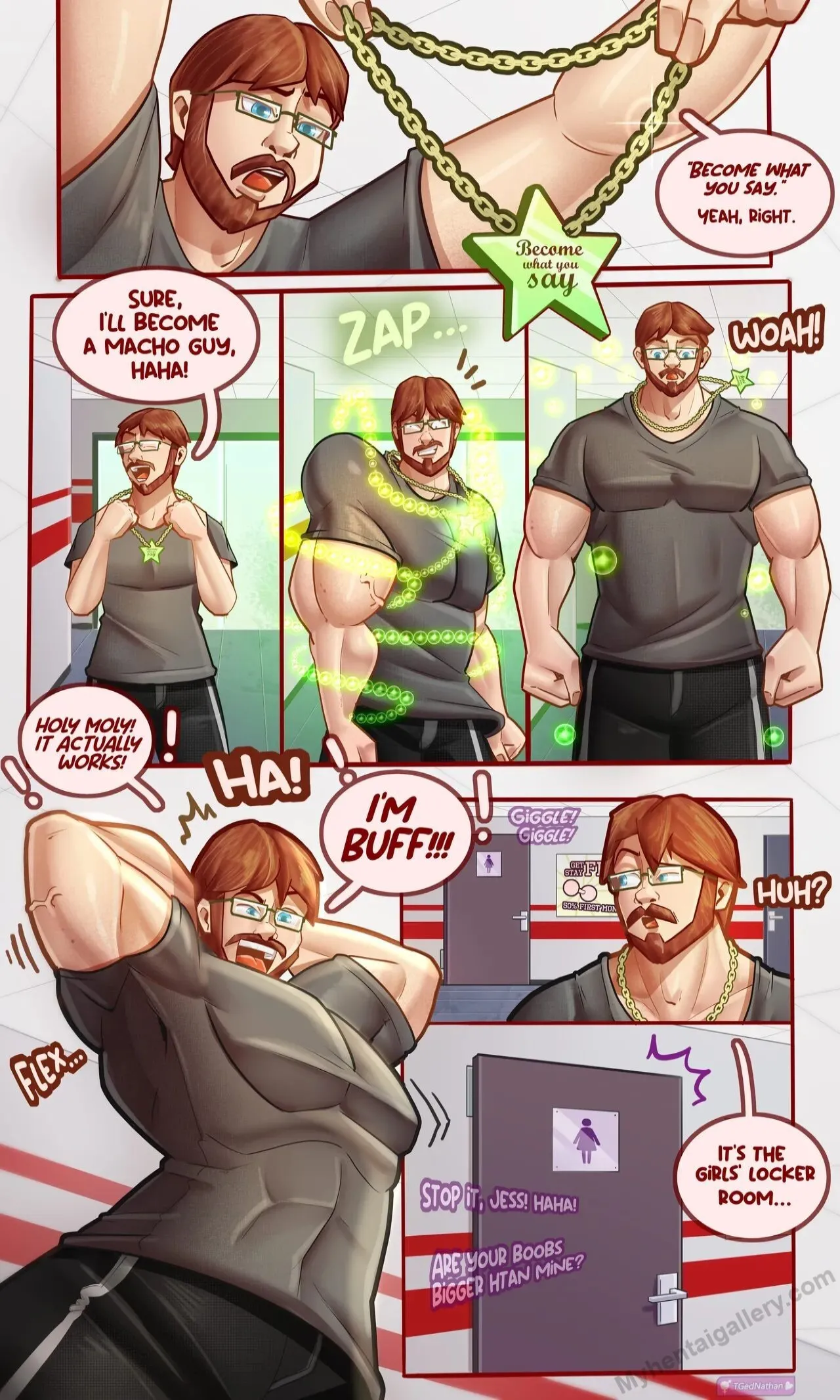 Become What You Say porno comics Cover