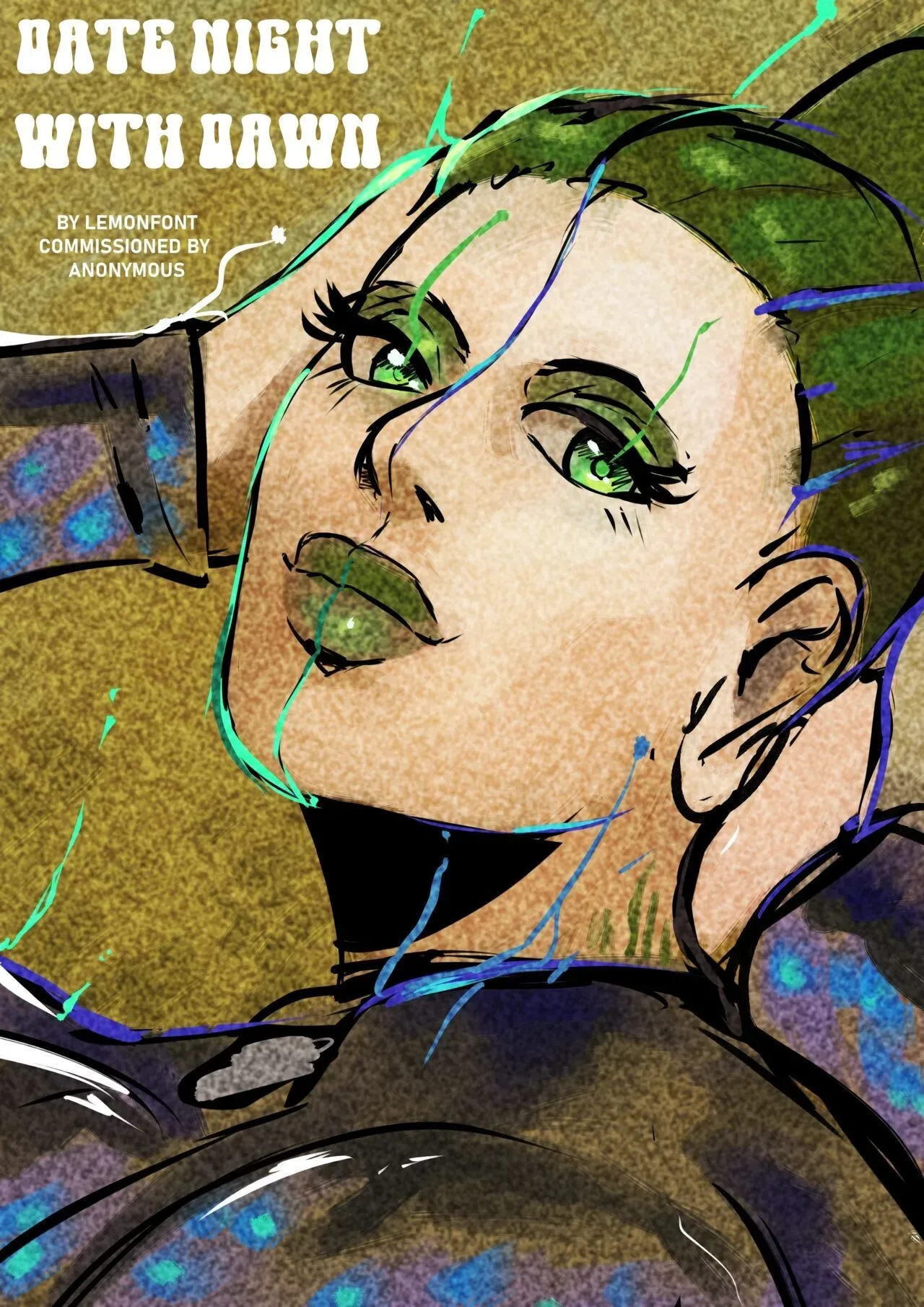 Date Night With Dawn porno comics Cover