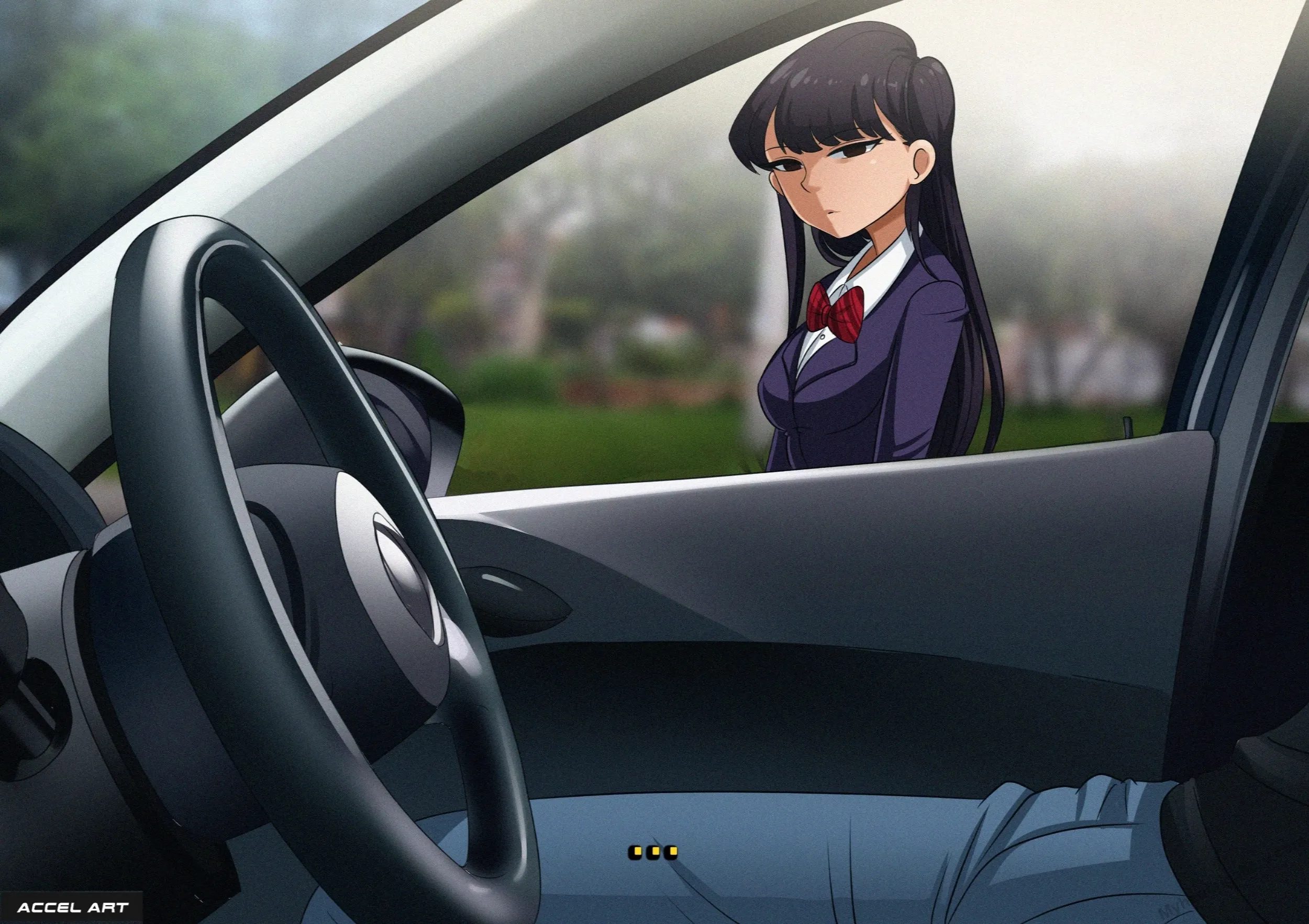 Waifu Taxi - Komi Shouko porno comics Cover