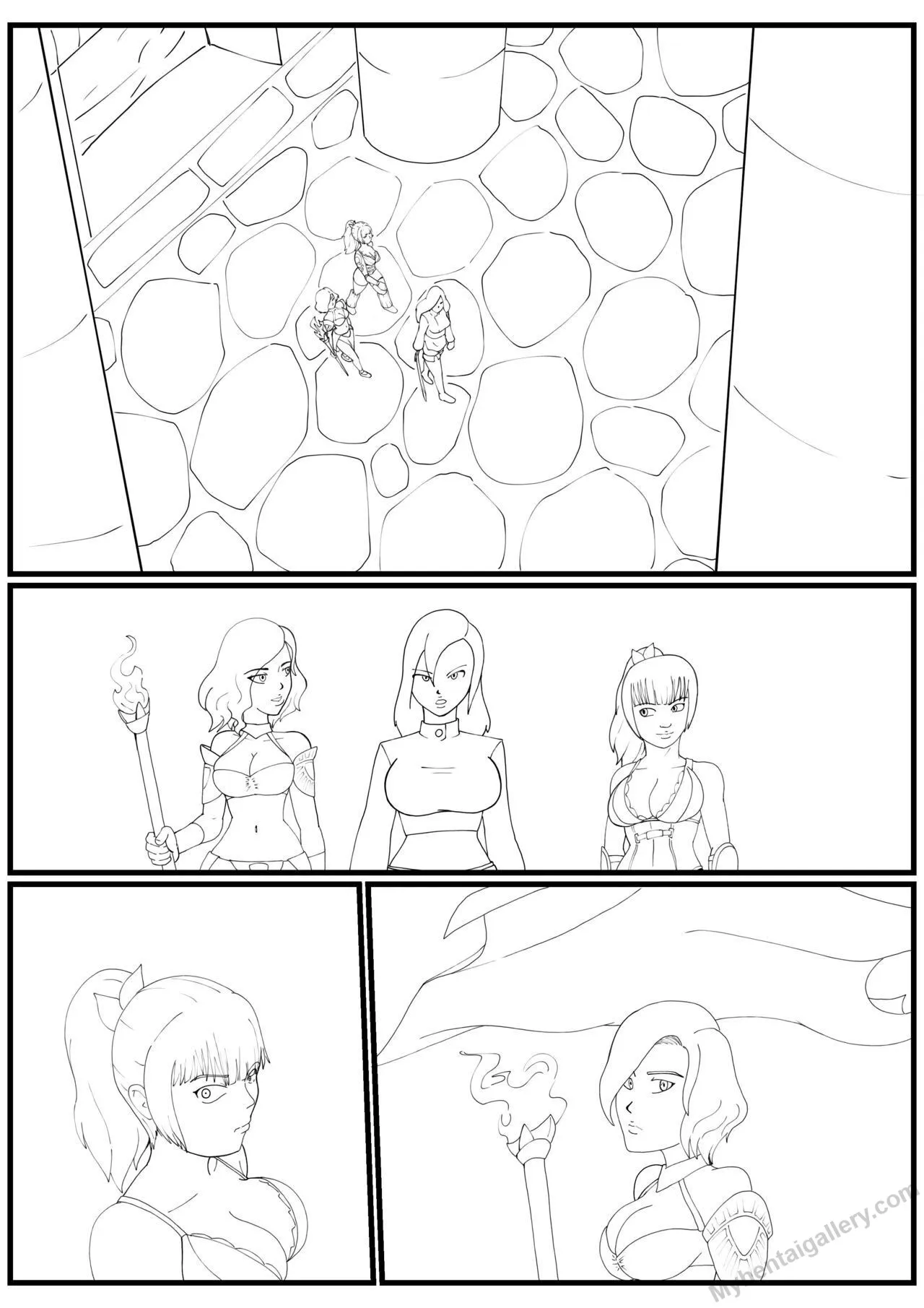 Arlequin Hunting Party porno comics Cover