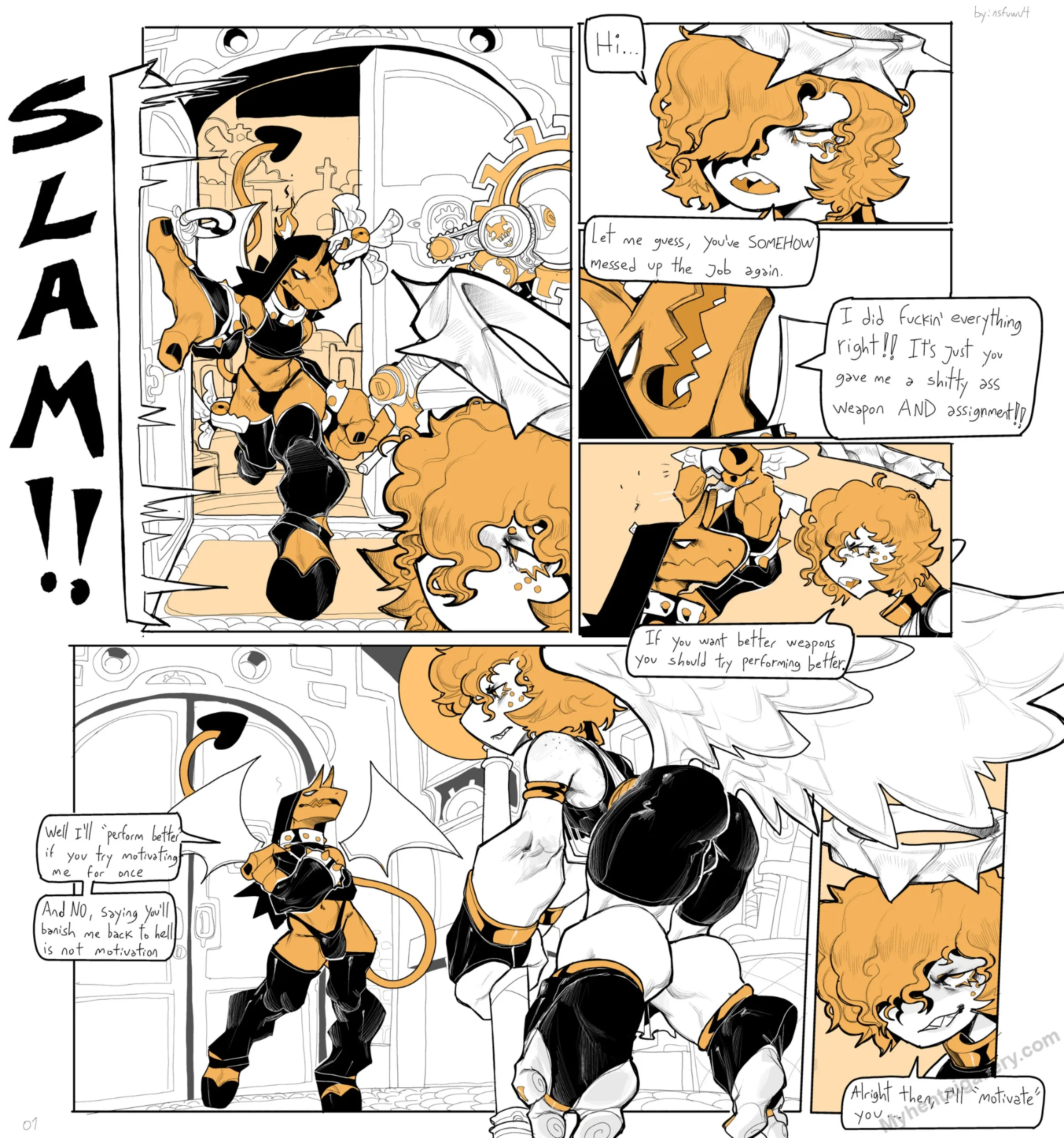 Demon x Angel porno comics Cover