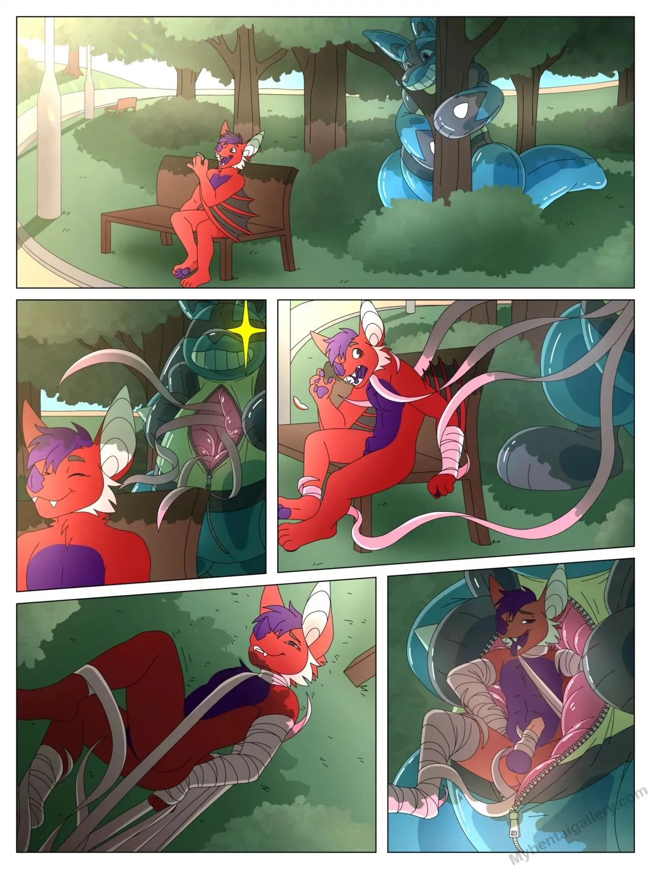 The Living Lucario Suit porno comics Cover