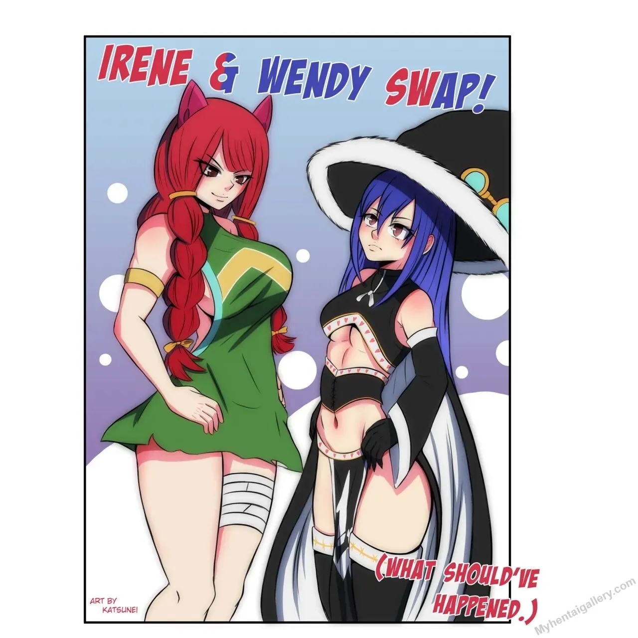 Irene & Wendy Bodyswap! porno comics Cover