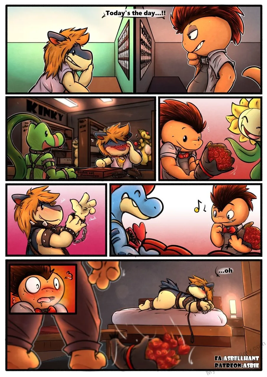 Tufty's Valentines porno comics