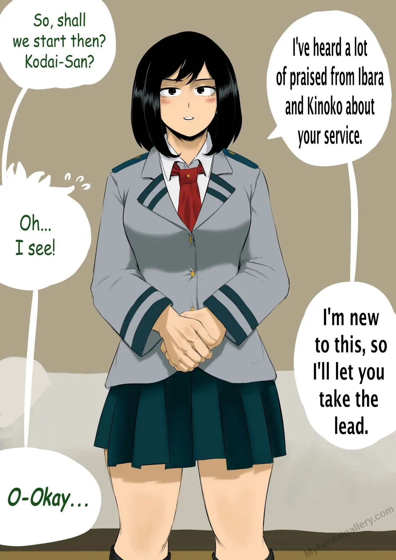 Deku's Special Course - Yui Kodai porno comics Cover