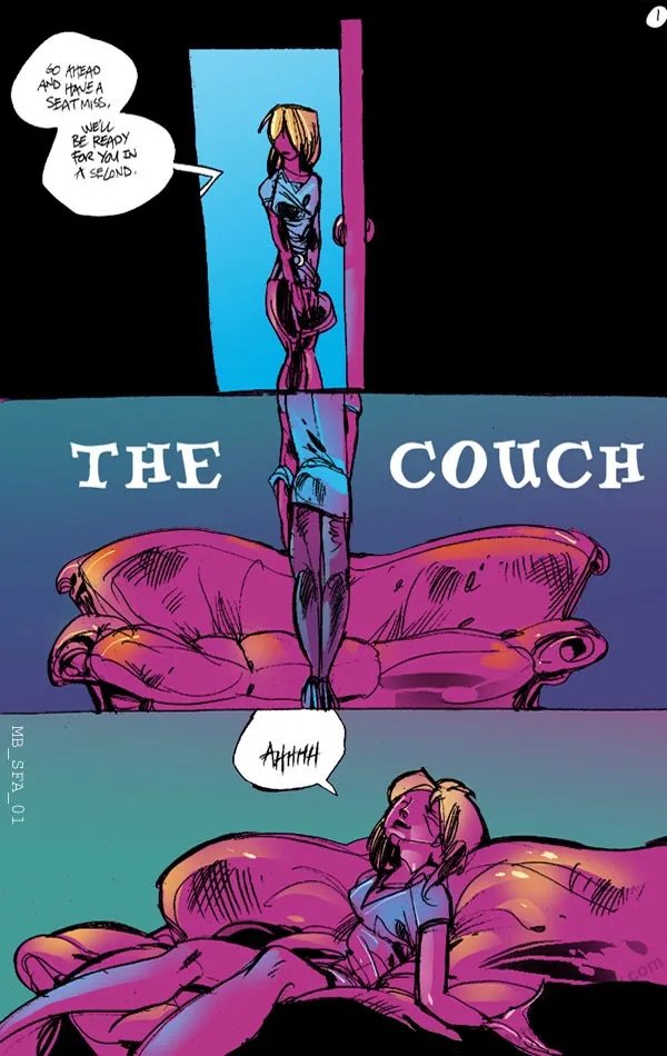 The Couch porno comics Cover