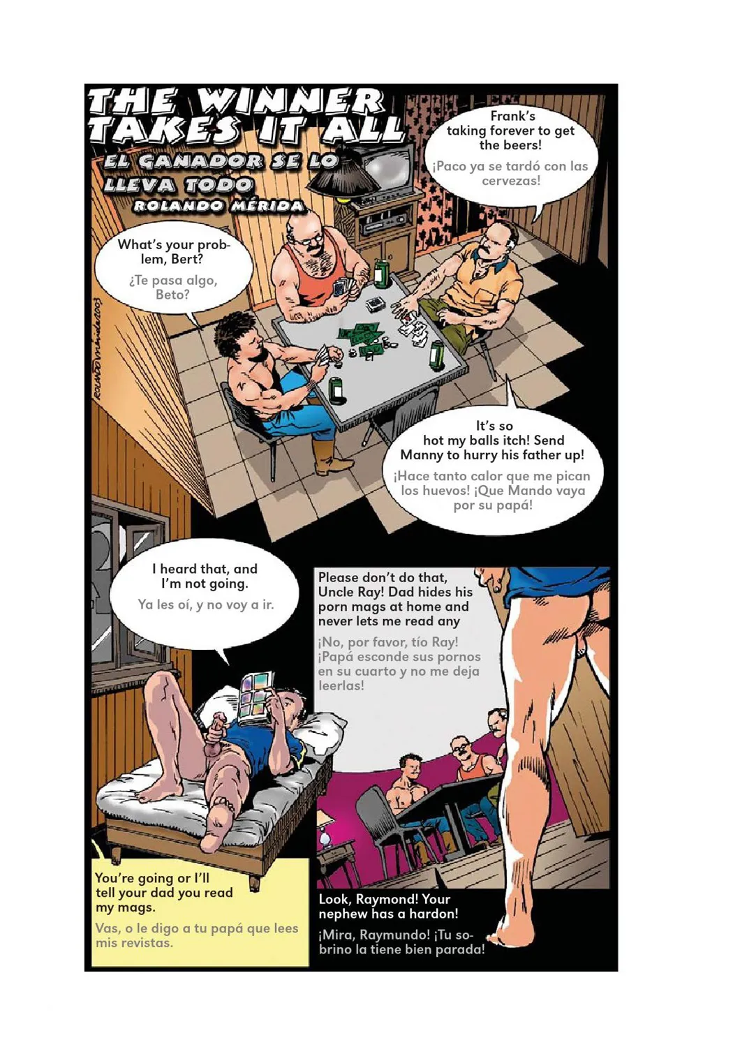 The Winner Takes It All porno comics Cover