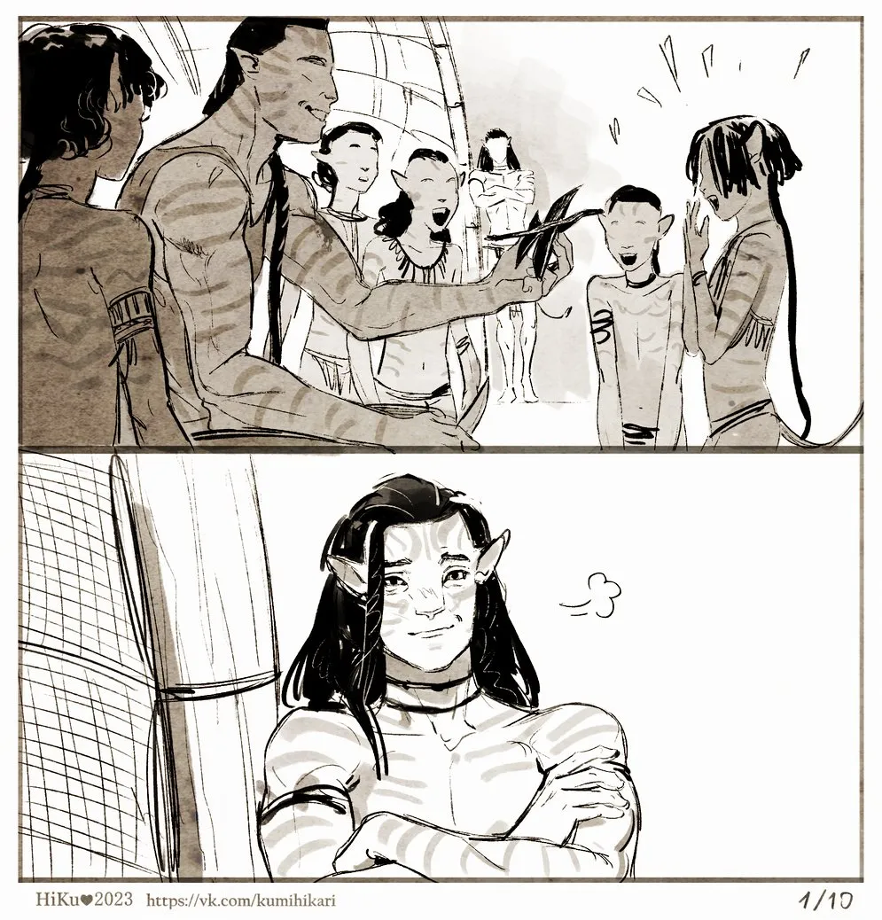 Jake Sully, Neytiri And Quaritch porno comics