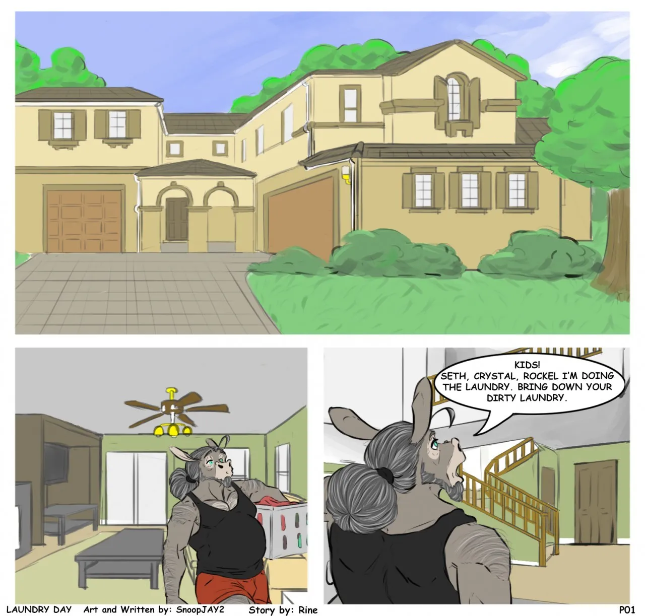 Laundry Day 1 porno comics