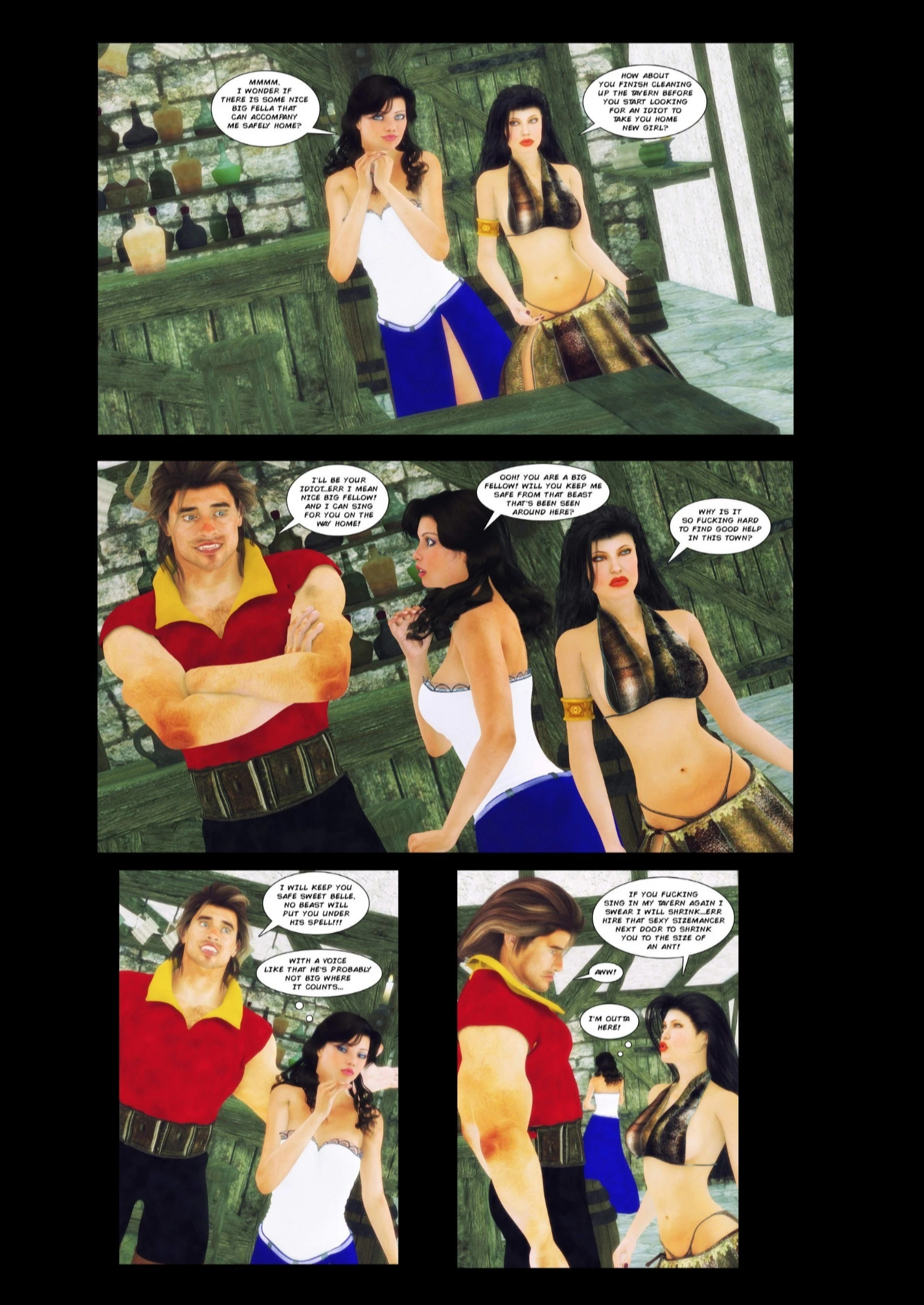 Beastly Belle 1 porno comics