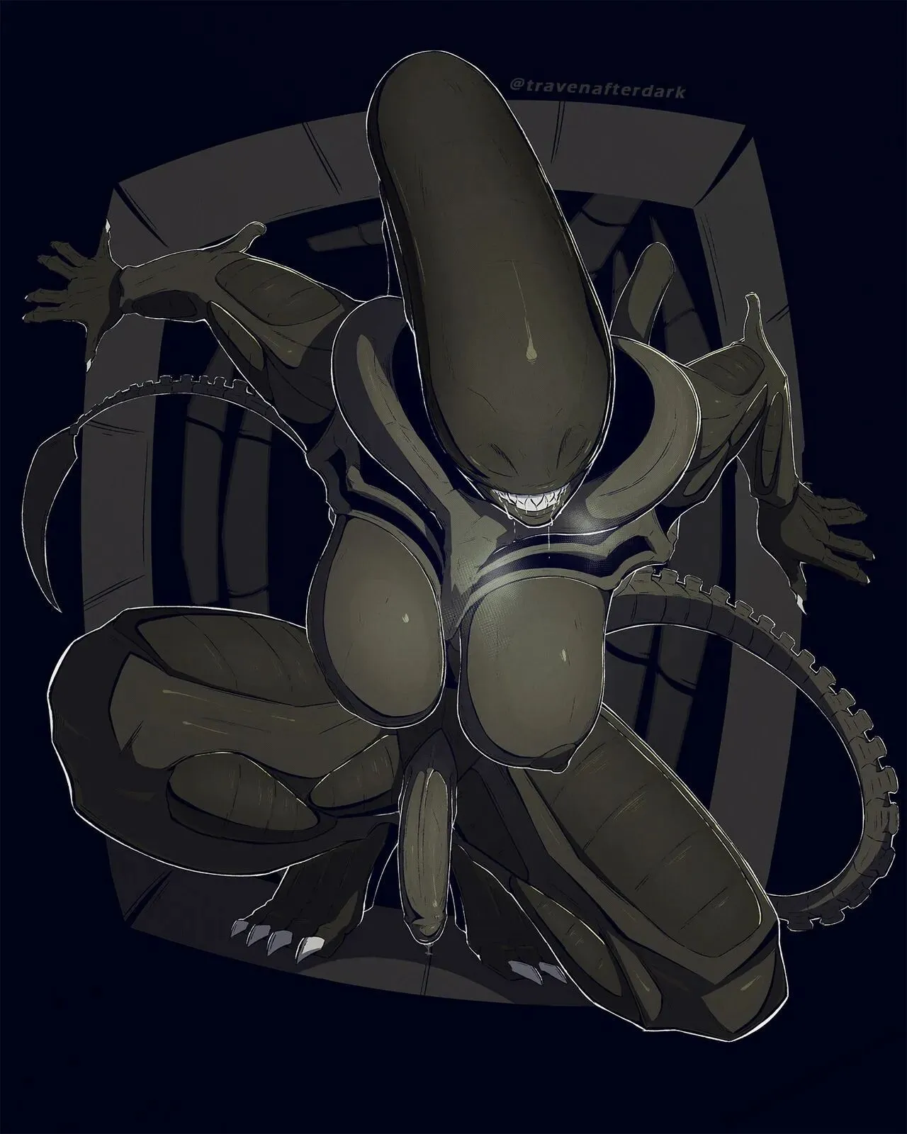 Xenomorph Full Nelson (Futa Version) porno comics
