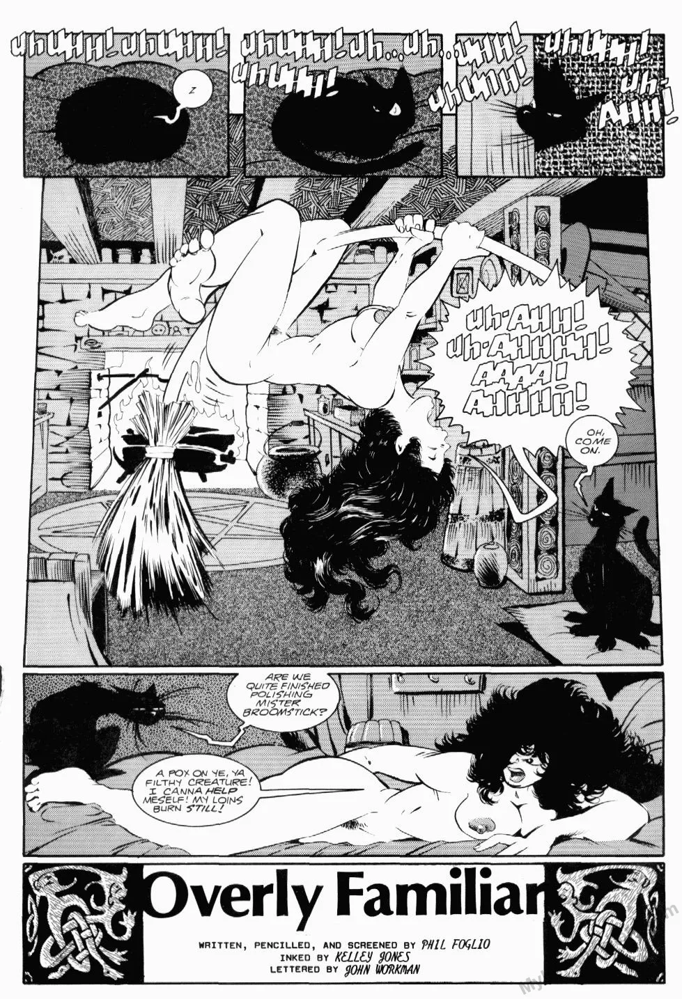 Overly Familiar porno comics Cover