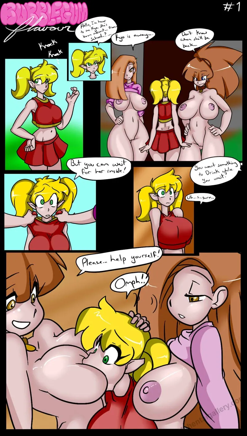 Bubblegum Flavour - Sharing Candy porno comics