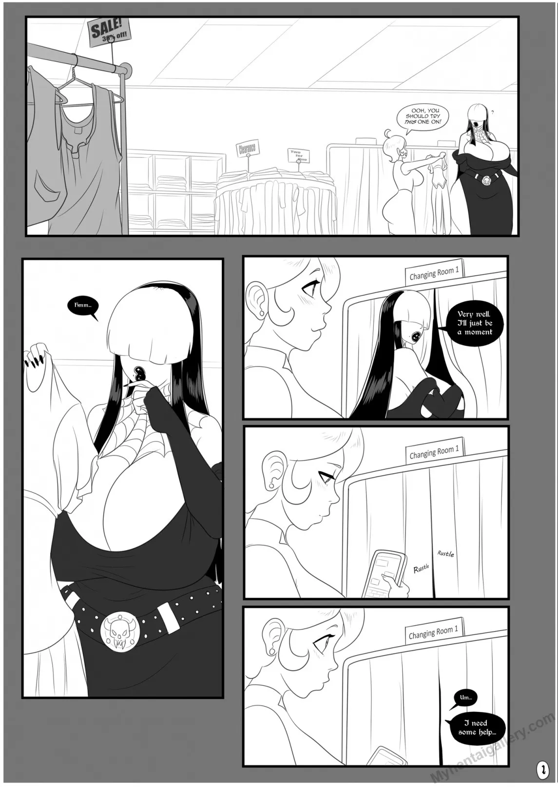 Changing Room! porno comics Cover