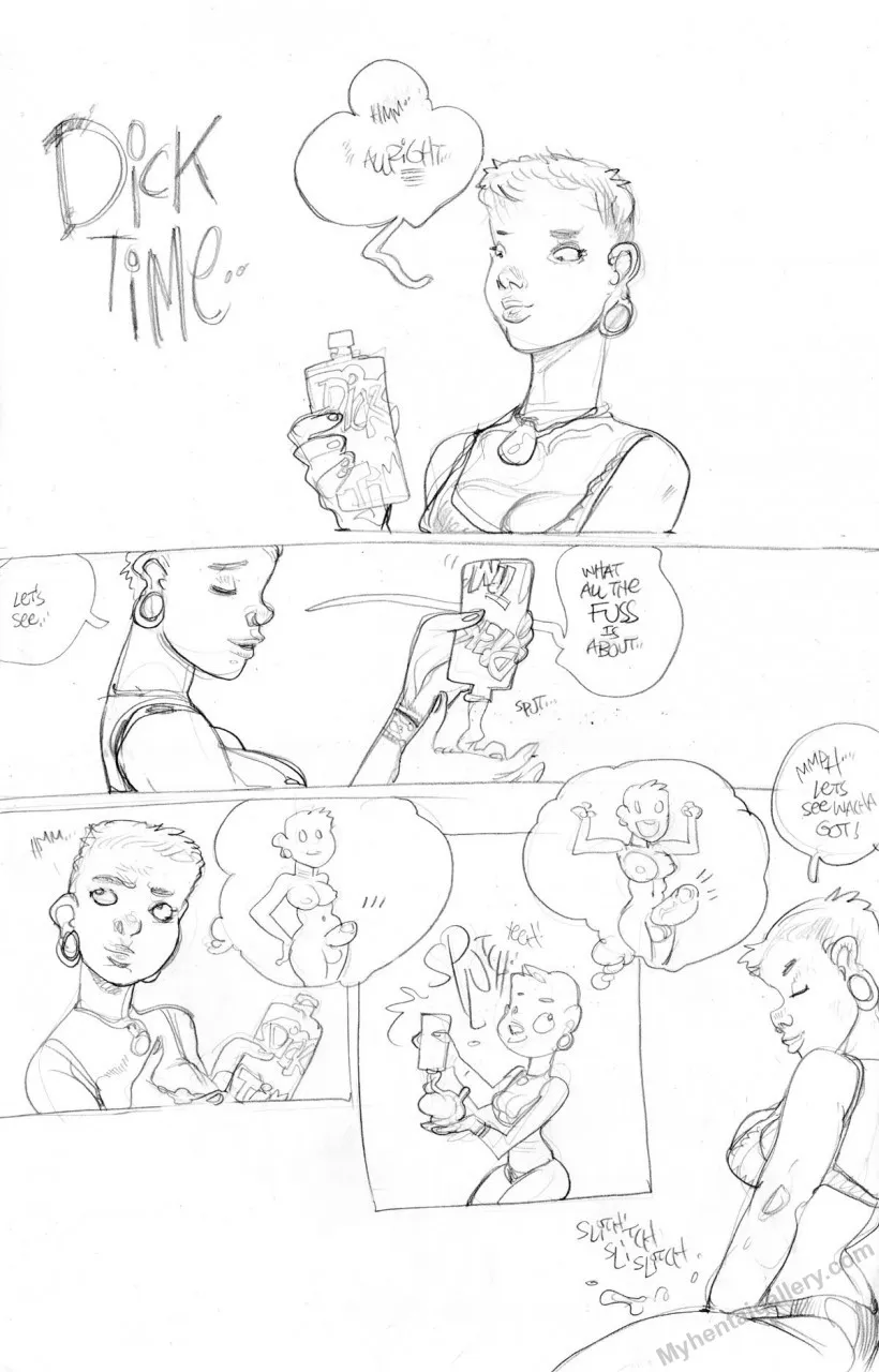 Dick Time porno comics Cover
