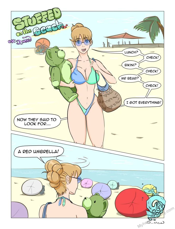 Stuffed On The Beach porno comics