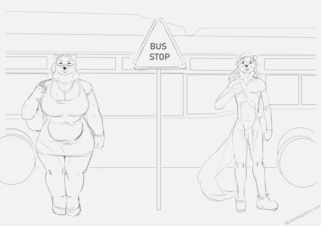 Bus Ride! porno comics Cover