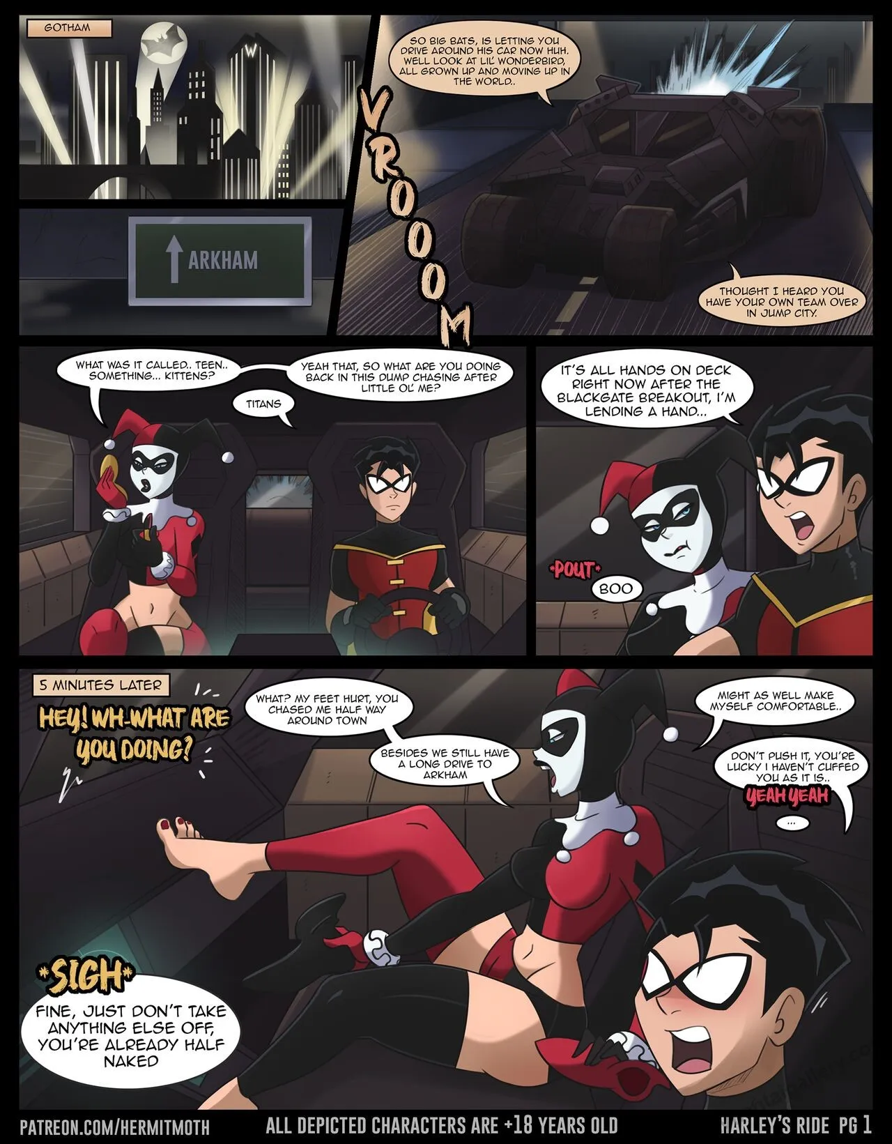 Harley's Ride porno comics Cover