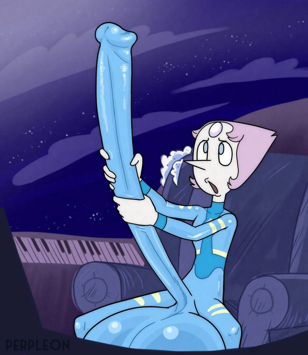 Pearl's Straight Up Jerking It!!! porno comics