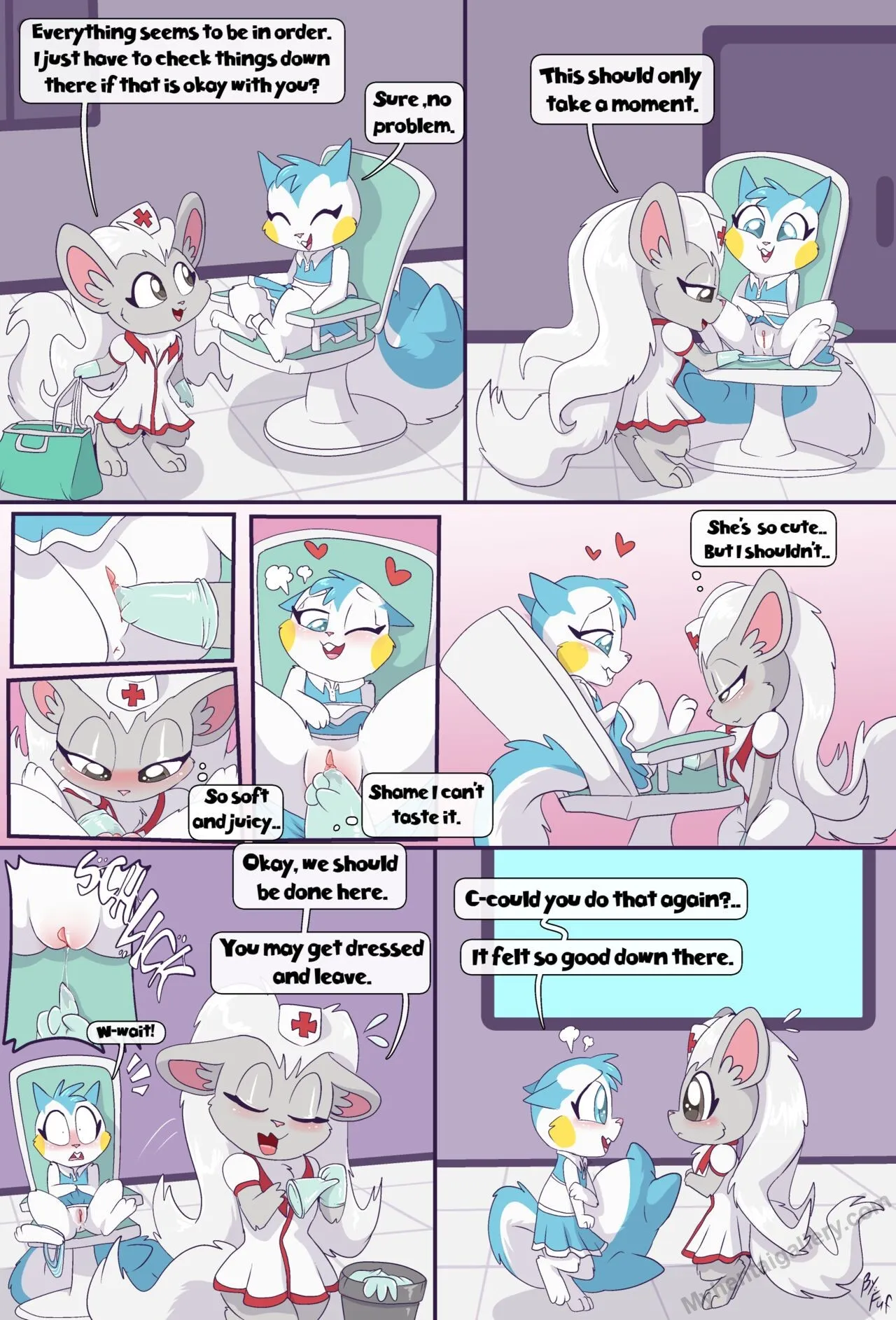 The Nurse Is In porno comics Cover