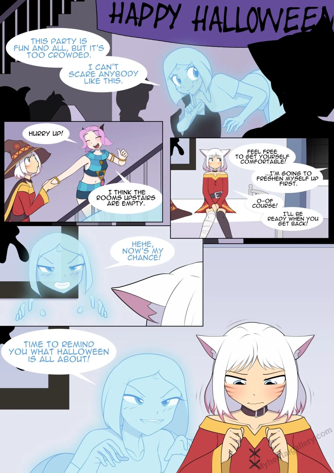 Fade's Halloween porno comics