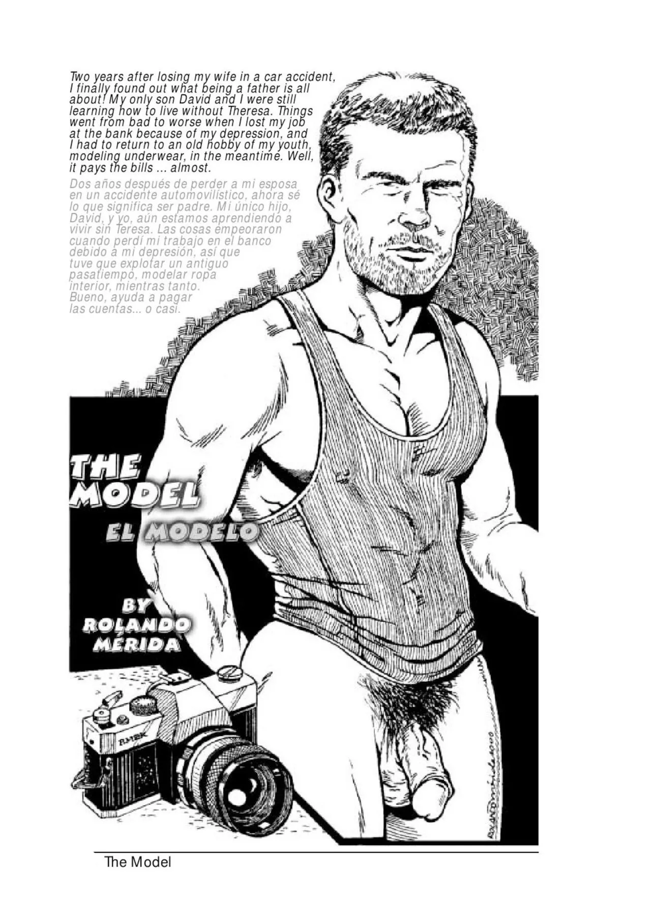The Model porno comics Cover
