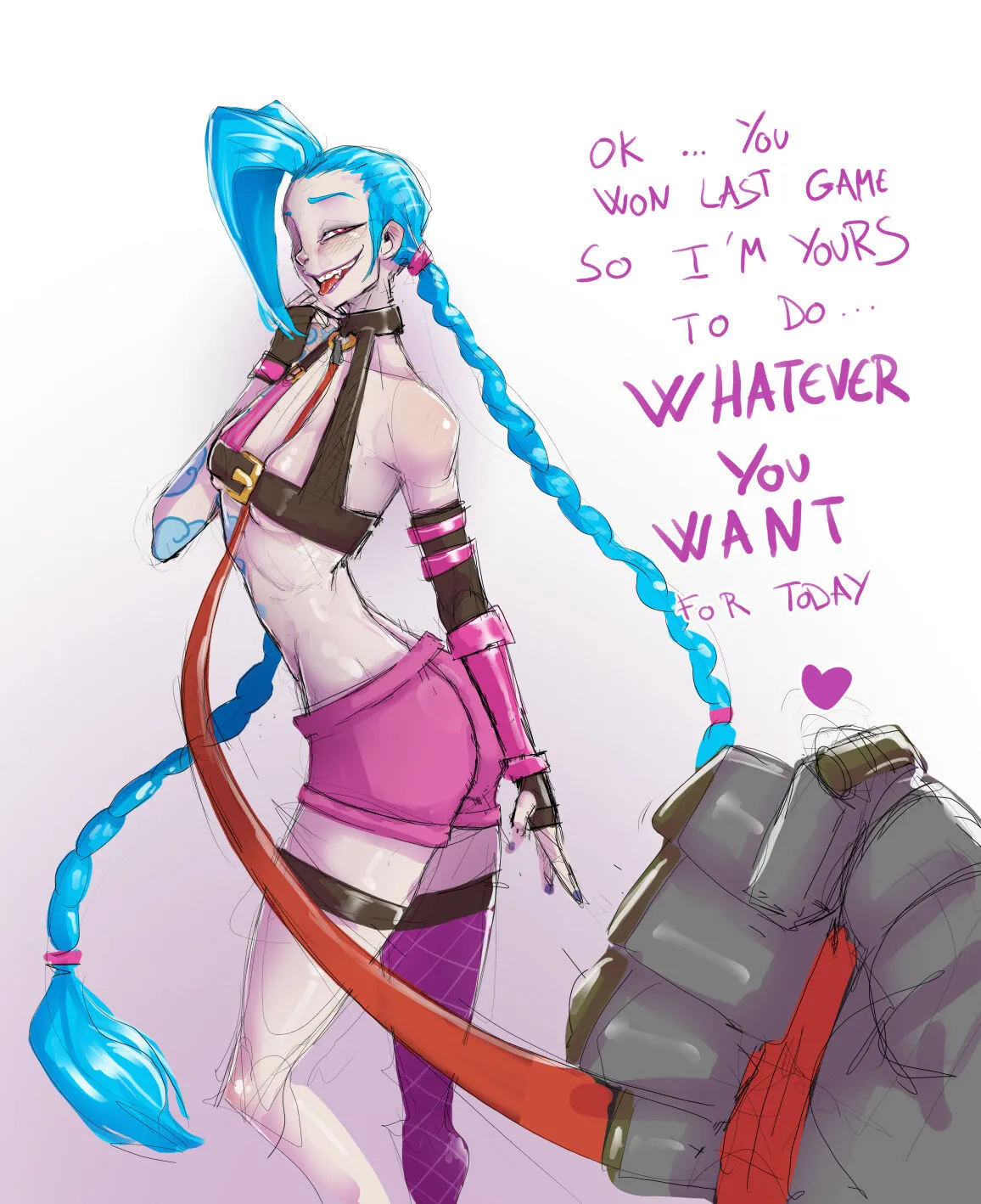 Jinx Mega Booba Skin porno comics