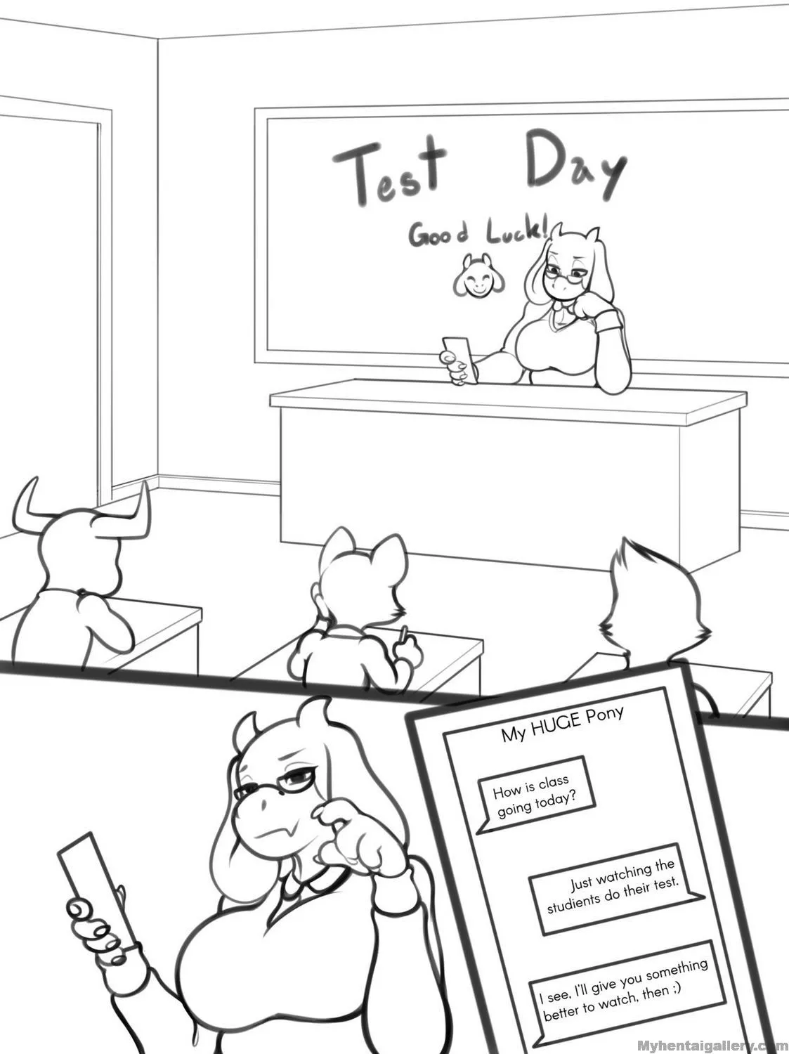 Test Day 1 porno comics Cover