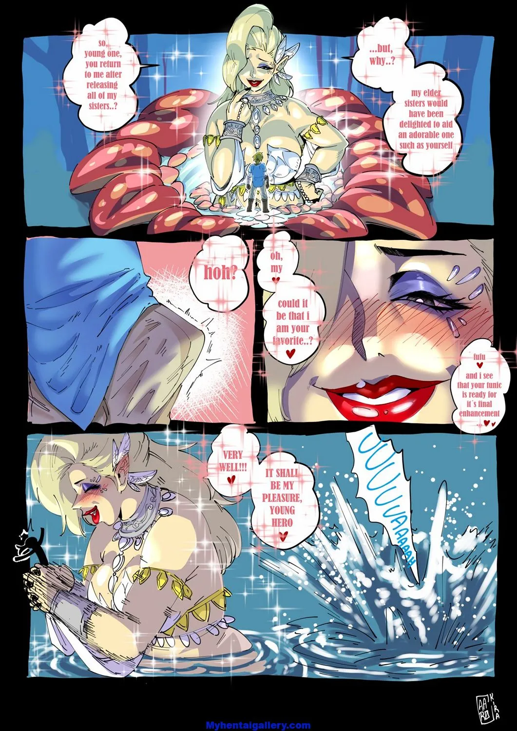 Link x Great Fairy porno comics