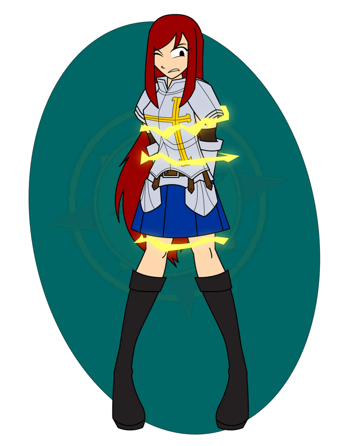 Erza Captured porno comics