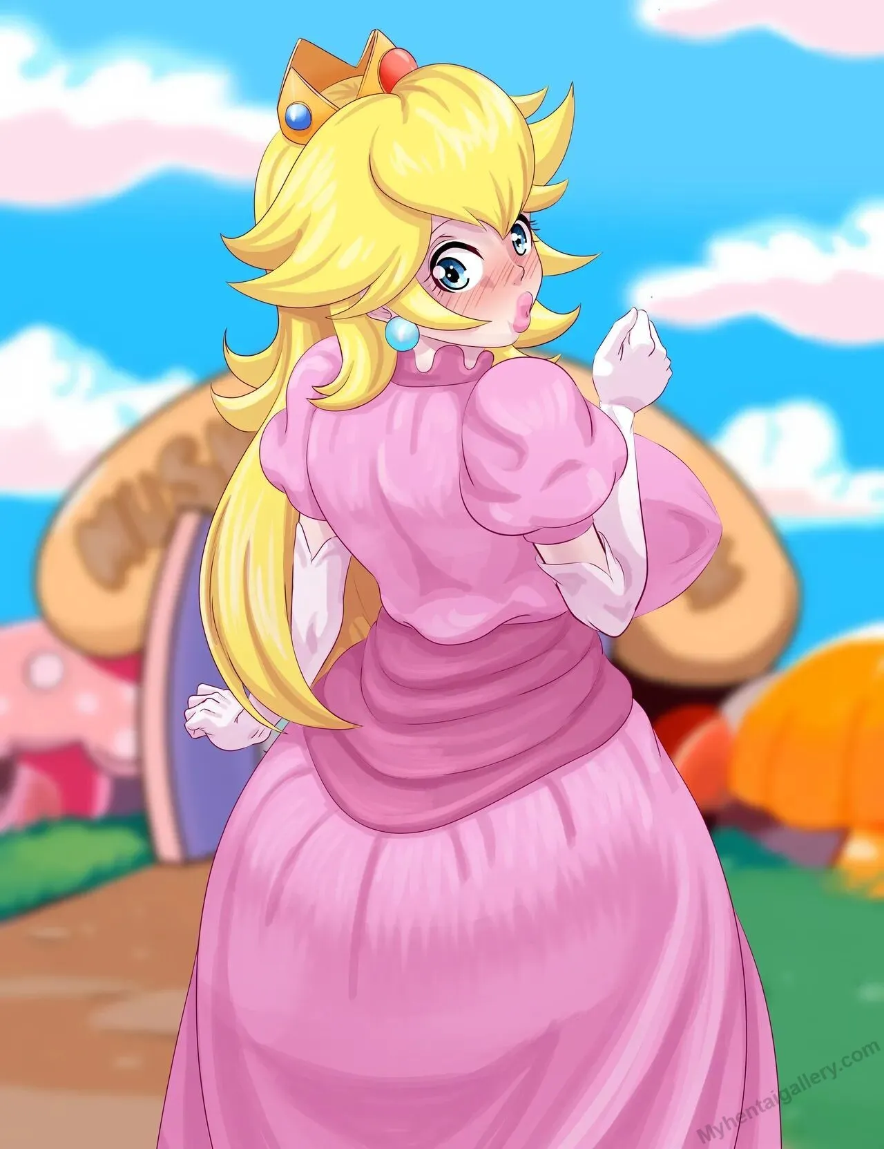 Princess Peach x The Mario Brothers porno comics Cover