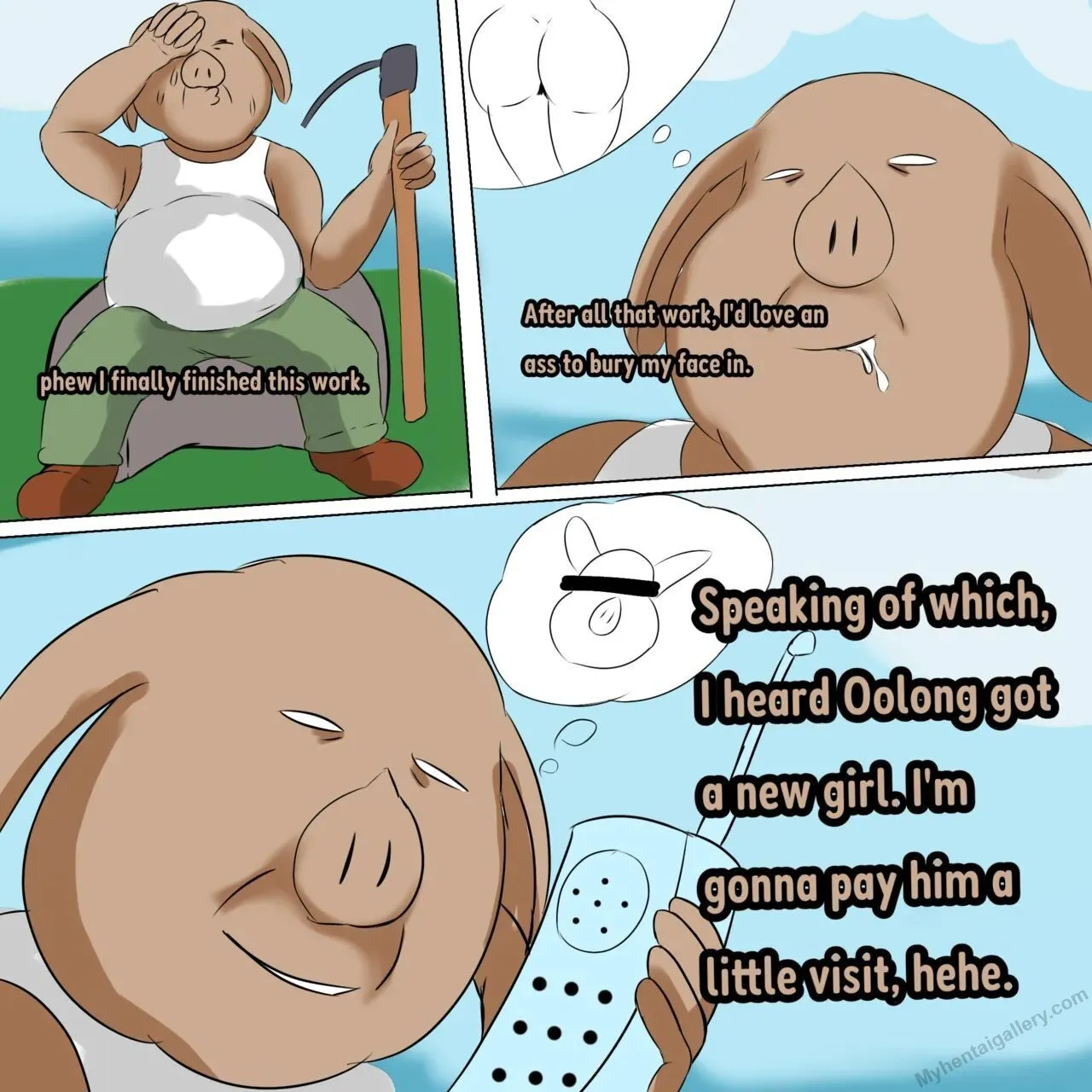 Chi Chi x Oolong - Breeding Season 4 porno comics